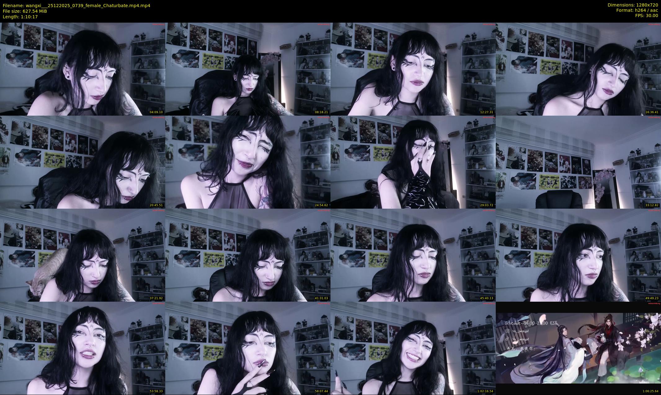 wangxi__ — 71 minute Chaturbate female cam show recording, 720p, Dec 25, 2025