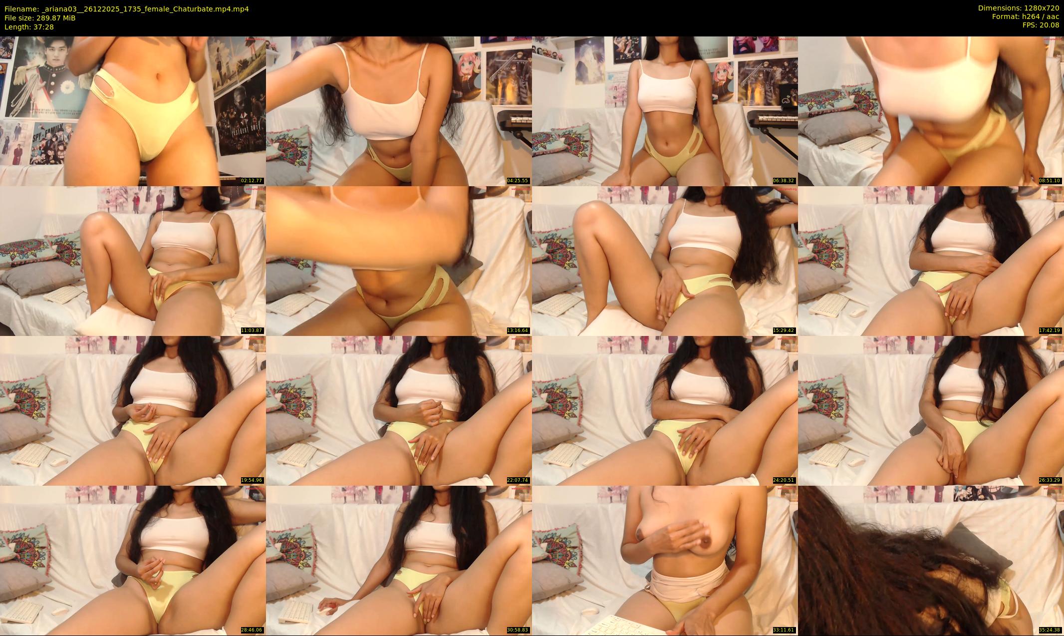 _ariana03_ — 38 minute Chaturbate female cam show recording, 720p, Dec 26, 2025