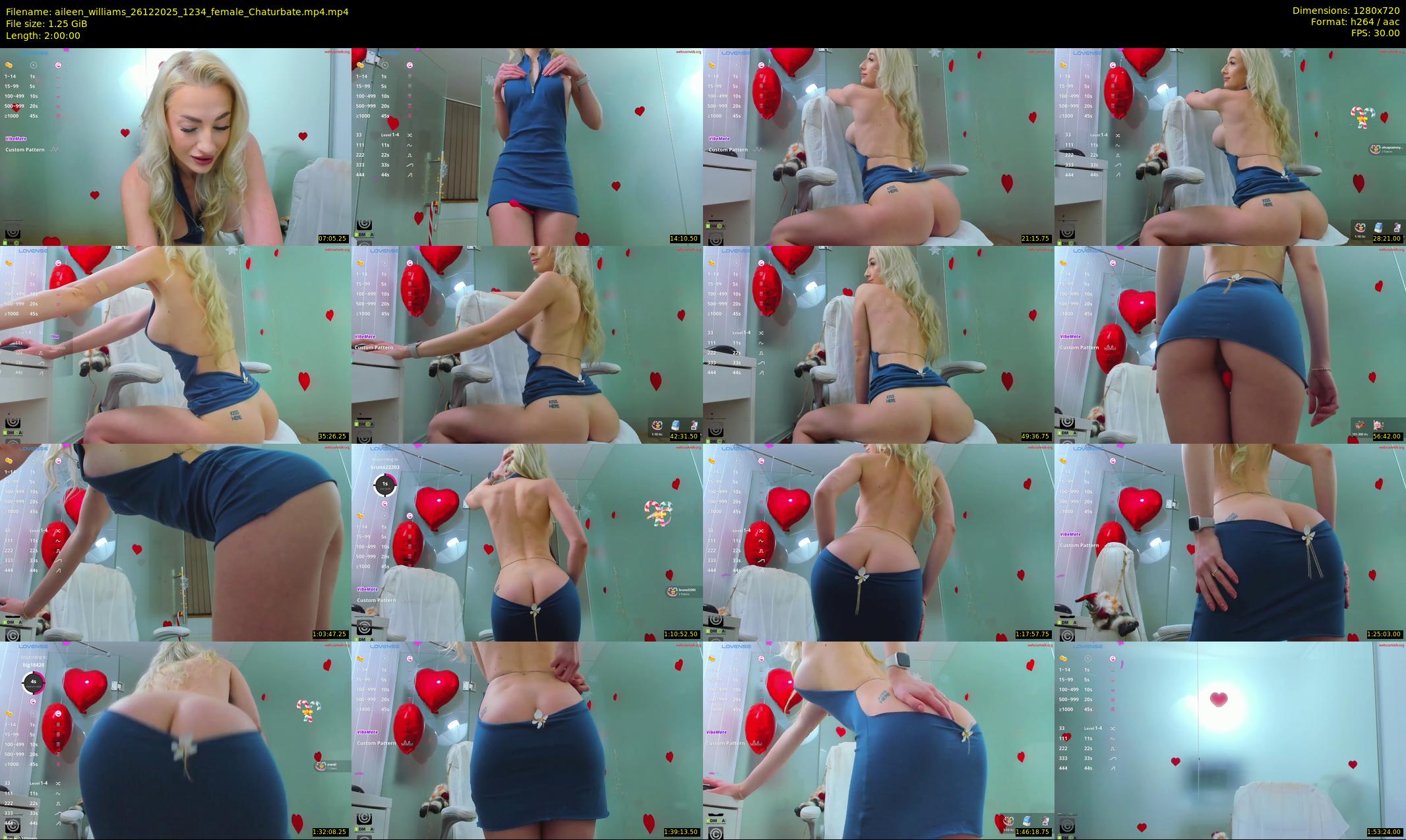 aileen_williams — 120 minute Chaturbate female cam show recording, 720p, Dec 26, 2025