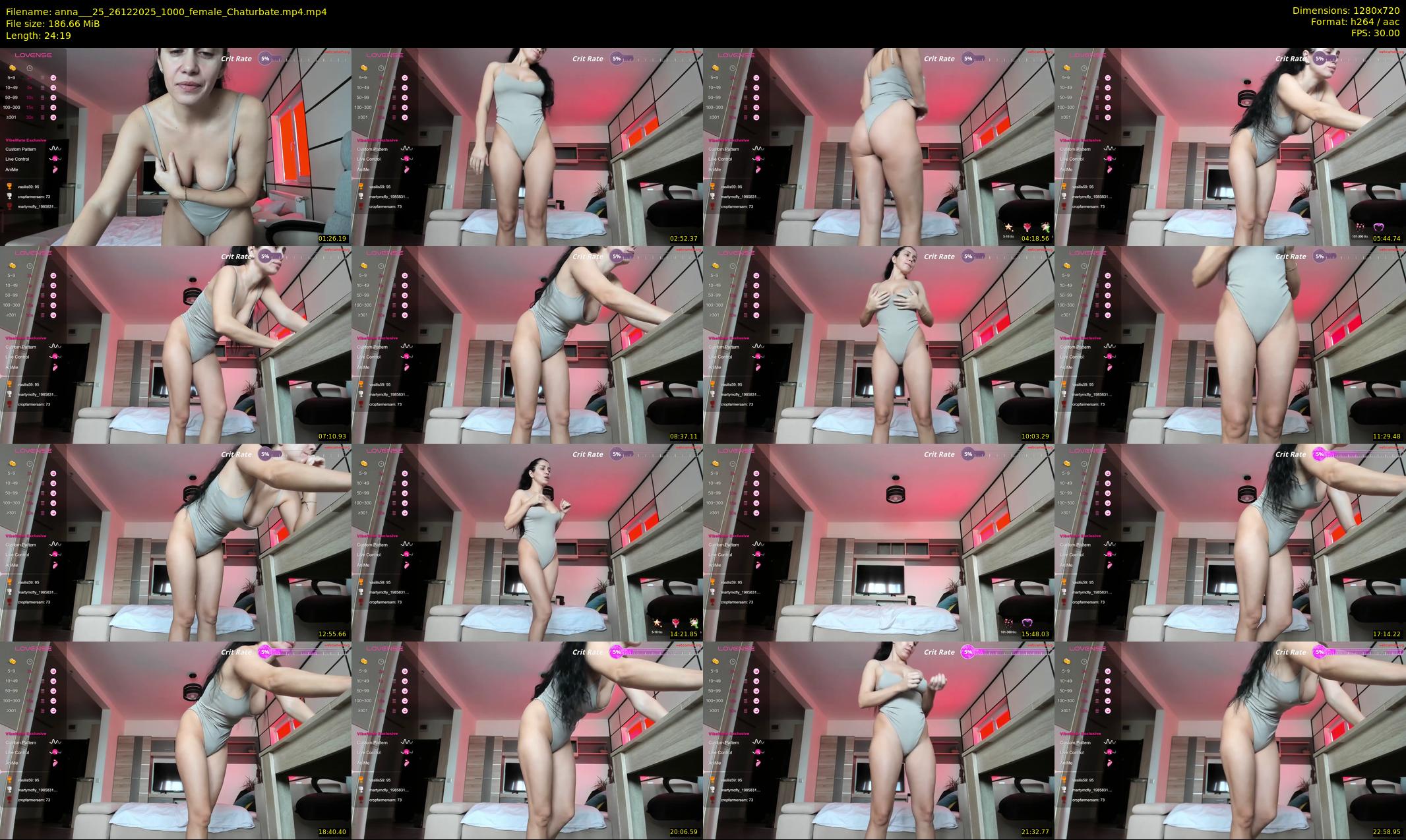 anna___25 — 25 minute Chaturbate female cam show recording, 720p, Dec 26, 2025