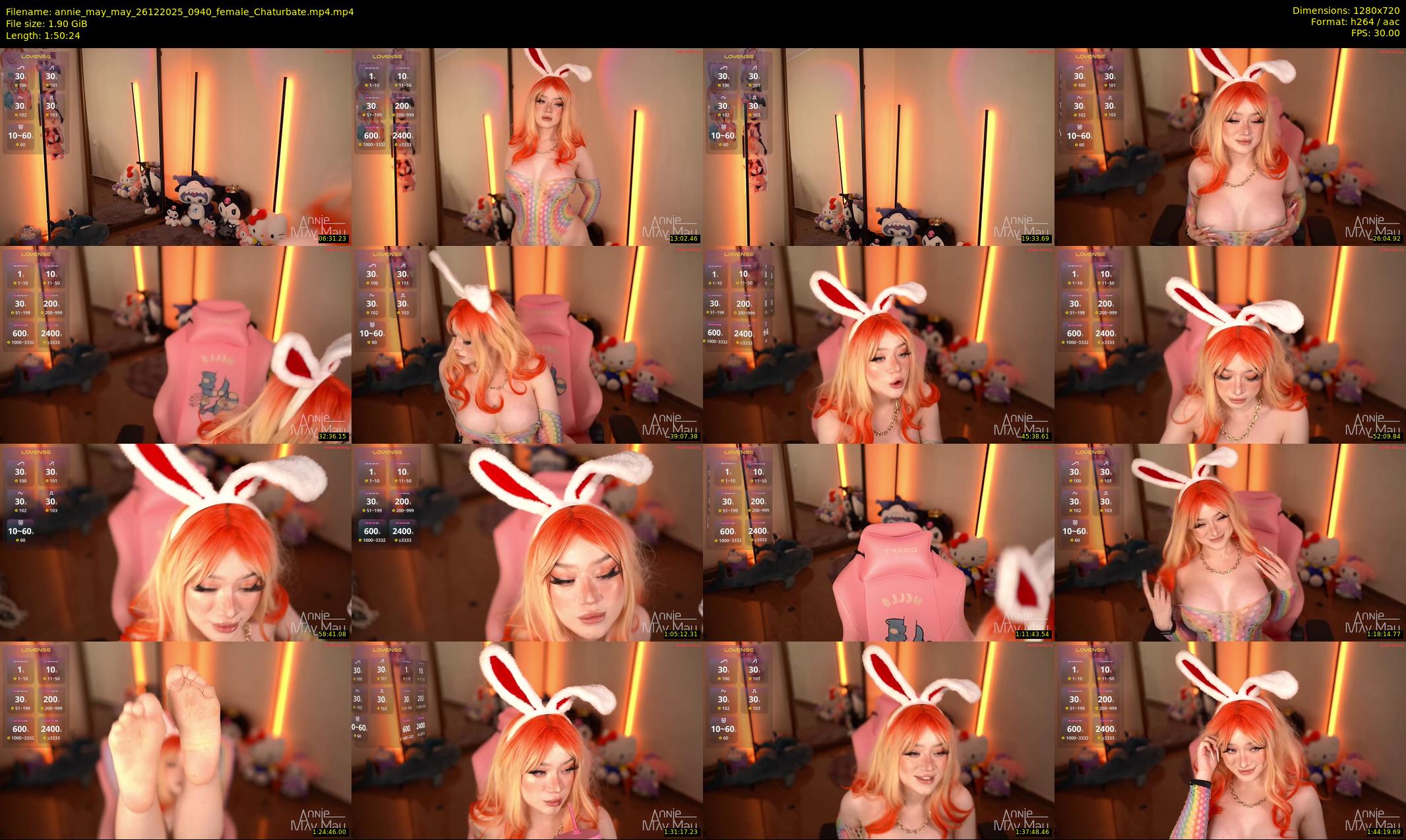 annie_may_may — 111 minute Chaturbate female cam show recording, 720p, Dec 26, 2025