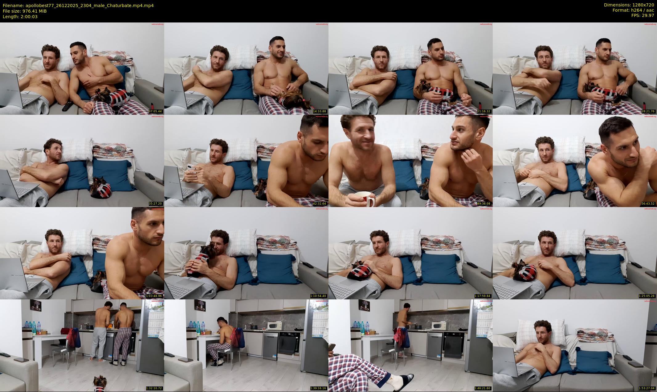 apollobest77 — 121 minute Chaturbate male cam show recording, 720p, Dec 26, 2025