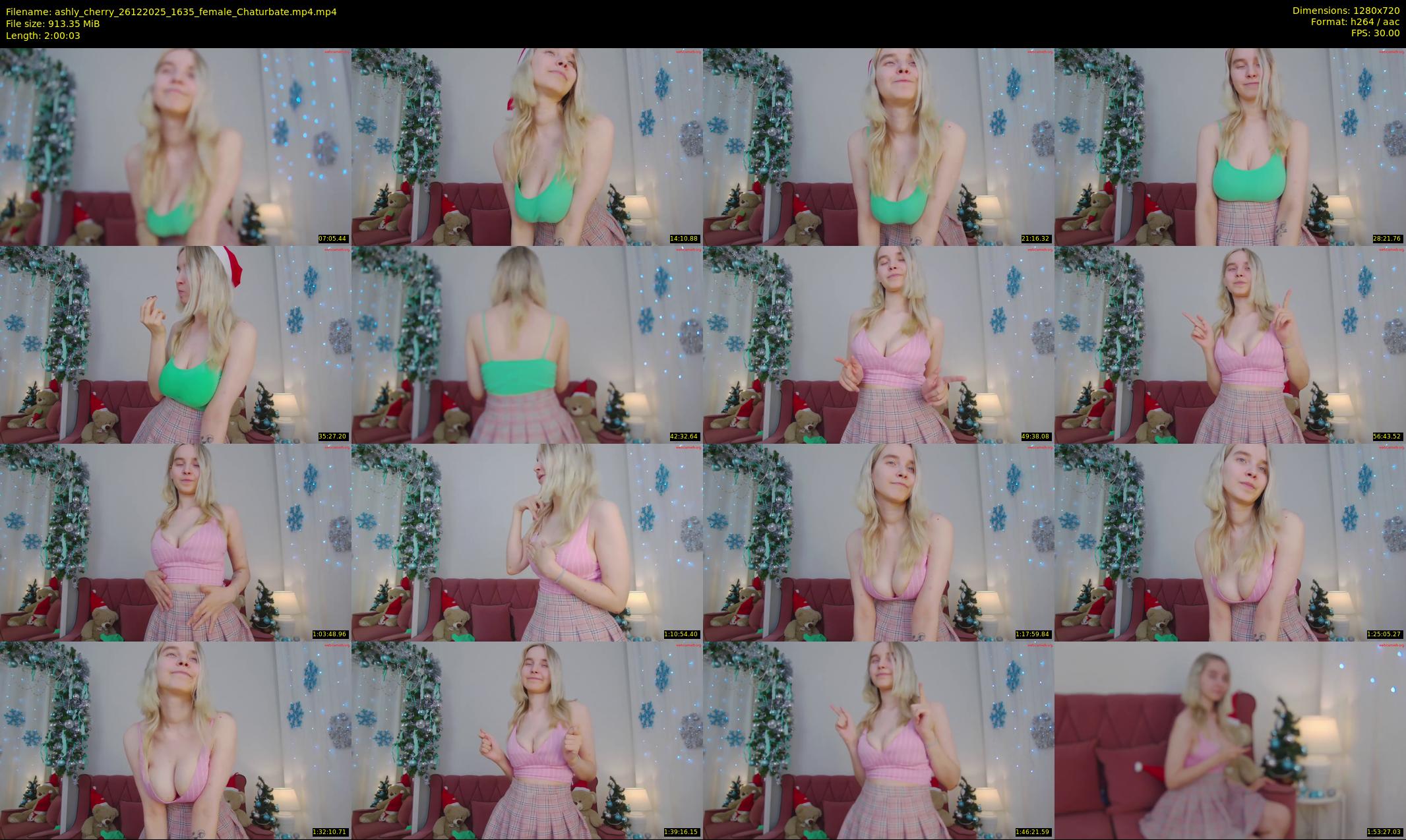 ashly_cherry — 121 minute Chaturbate female cam show recording, 720p, Dec 26, 2025