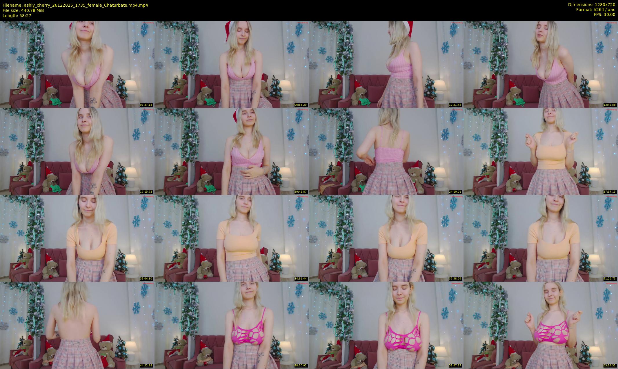 ashly_cherry — 59 minute Chaturbate female cam show recording, 720p, Dec 26, 2025