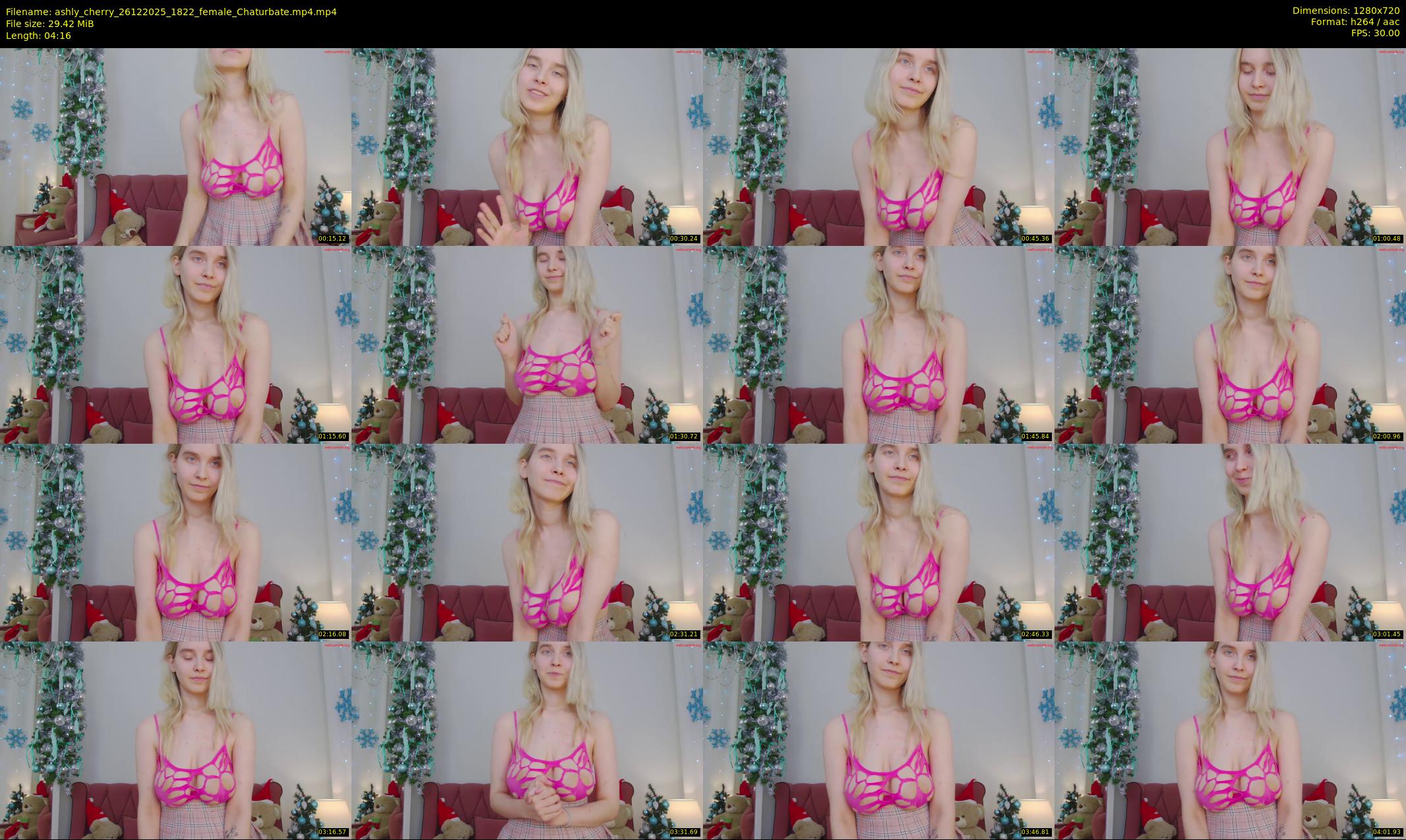 ashly_cherry — 5 minute Chaturbate female cam show recording, 720p, Dec 26, 2025