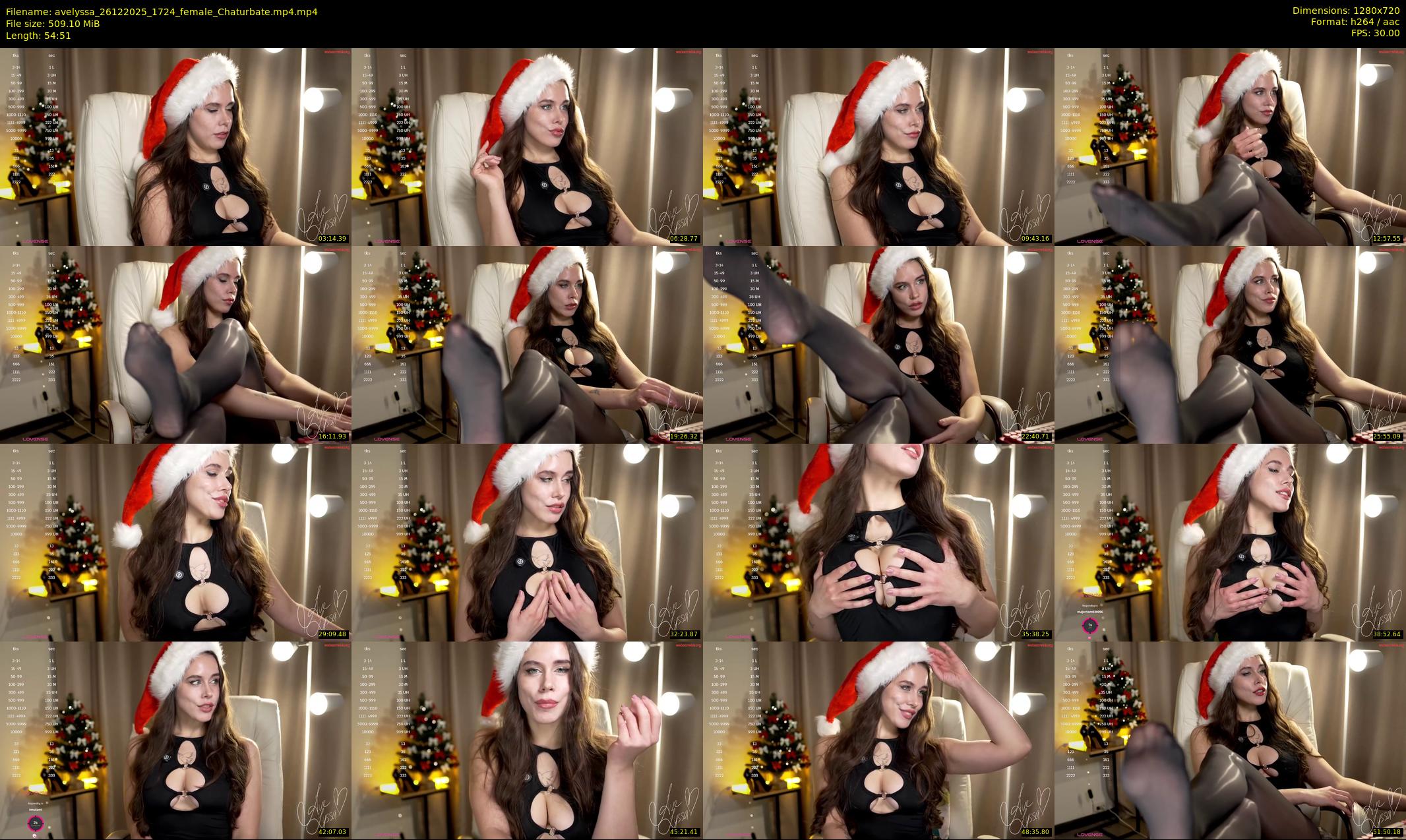 avelyssa — 55 minute Chaturbate female cam show recording, 720p, Dec 26, 2025