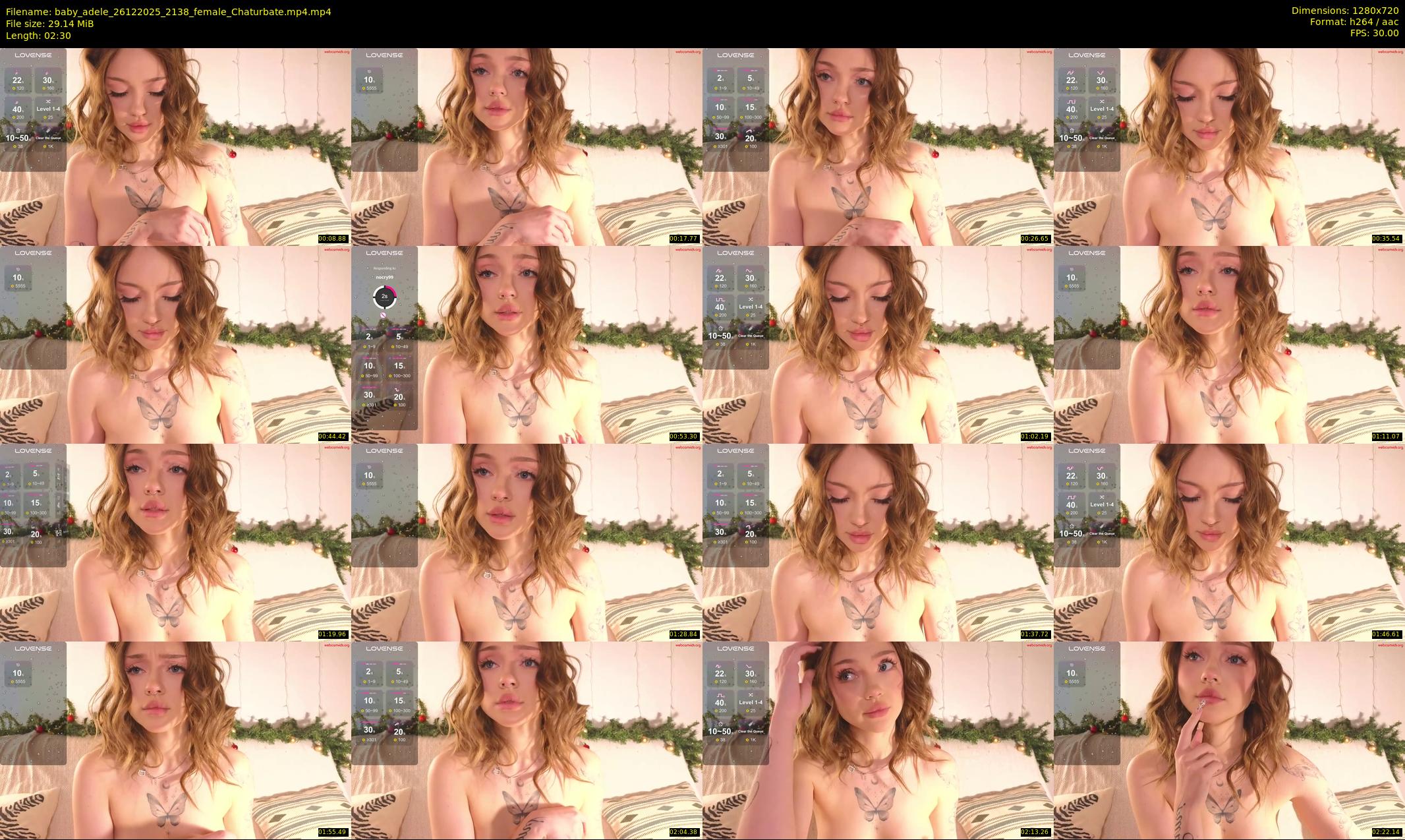 baby_adele — 3 minute Chaturbate female cam show recording, 720p, Dec 26, 2025