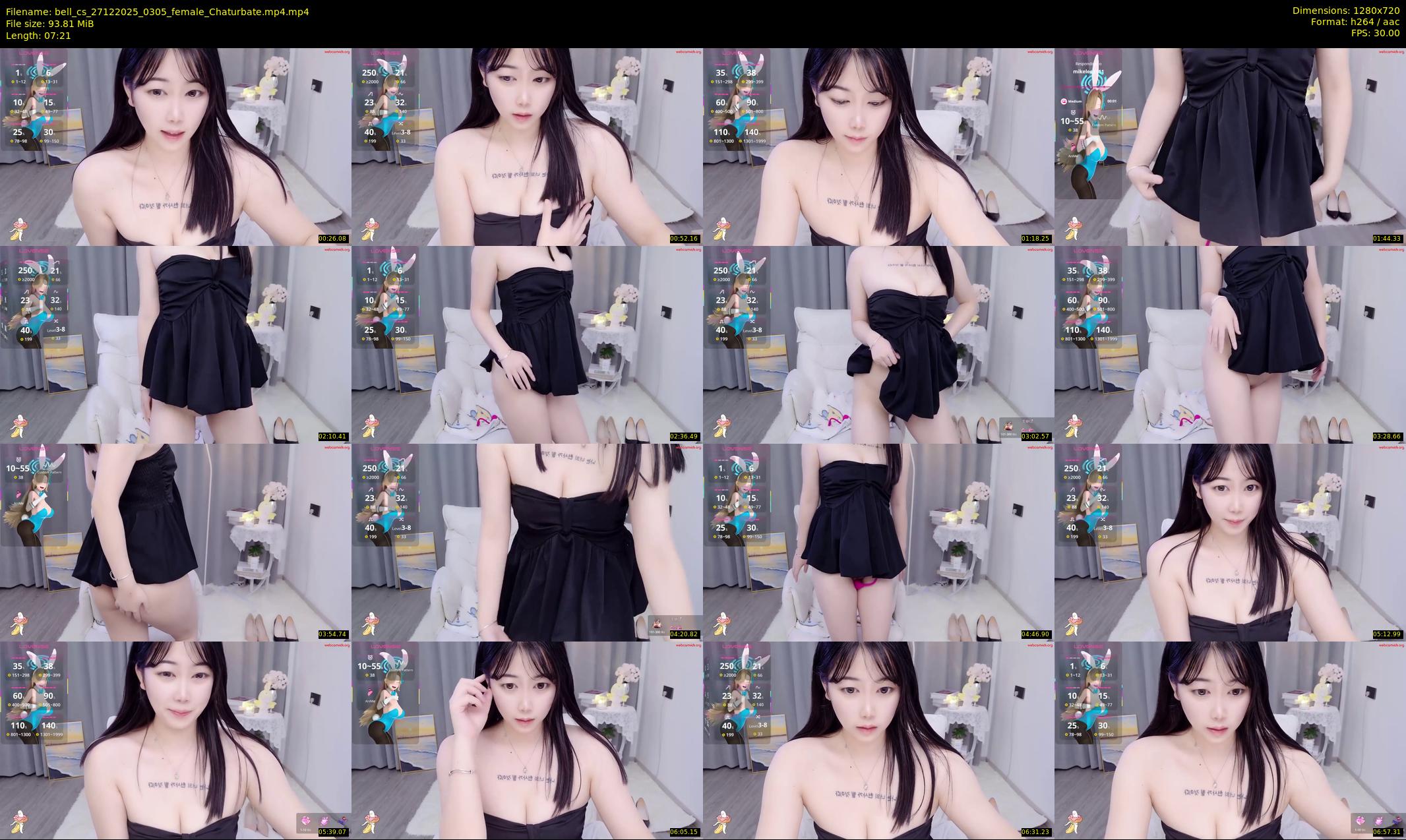 bell_cs — 8 minute Chaturbate female cam show recording, 720p, Dec 27, 2025