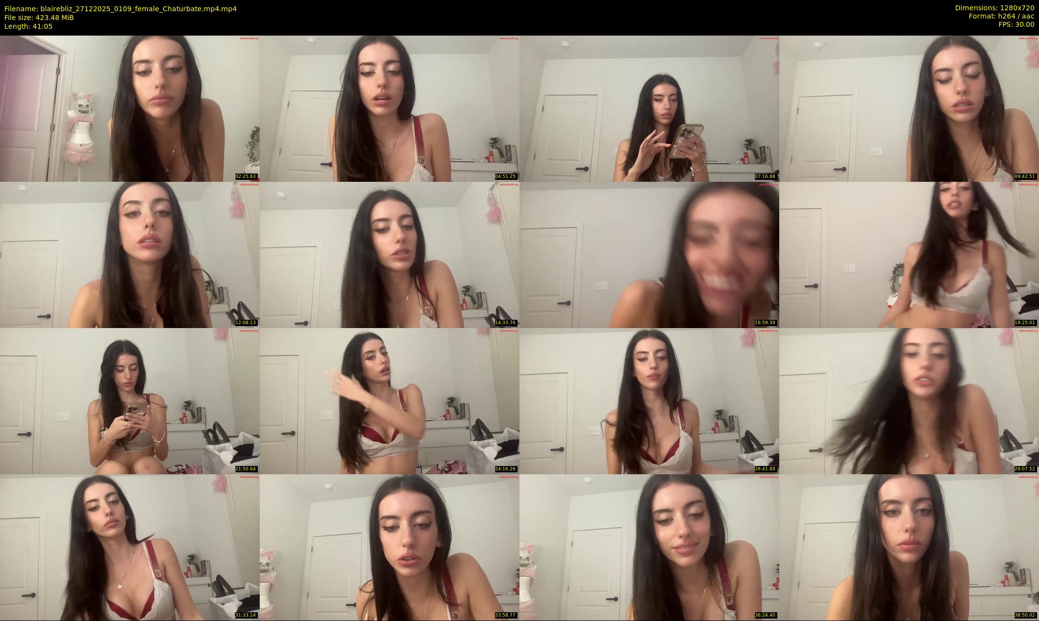 blairebliz — 42 minute Chaturbate female cam show recording, 720p, Dec 27, 2025