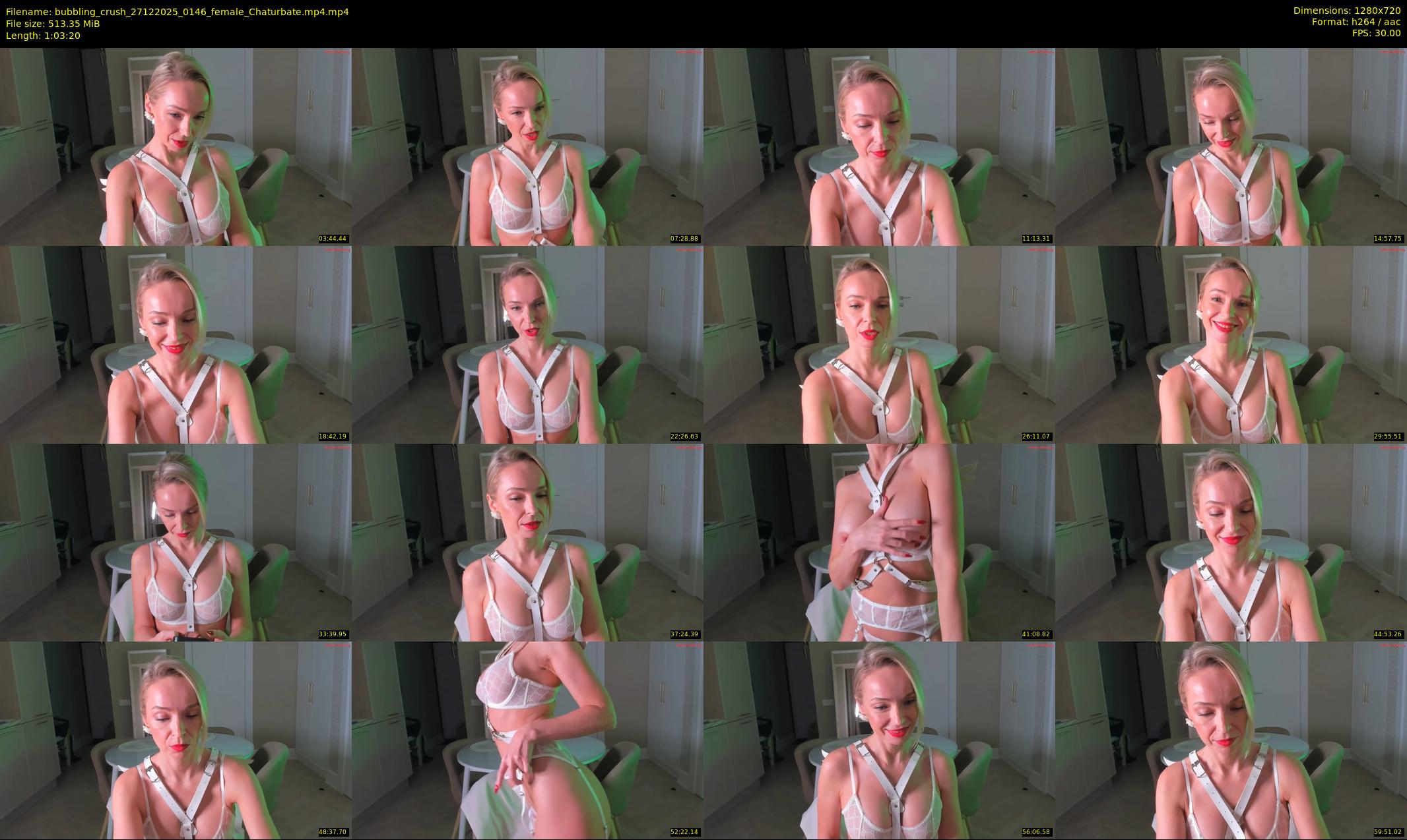bubbling_crush — 64 minute Chaturbate female cam show recording, 720p, Dec 27, 2025