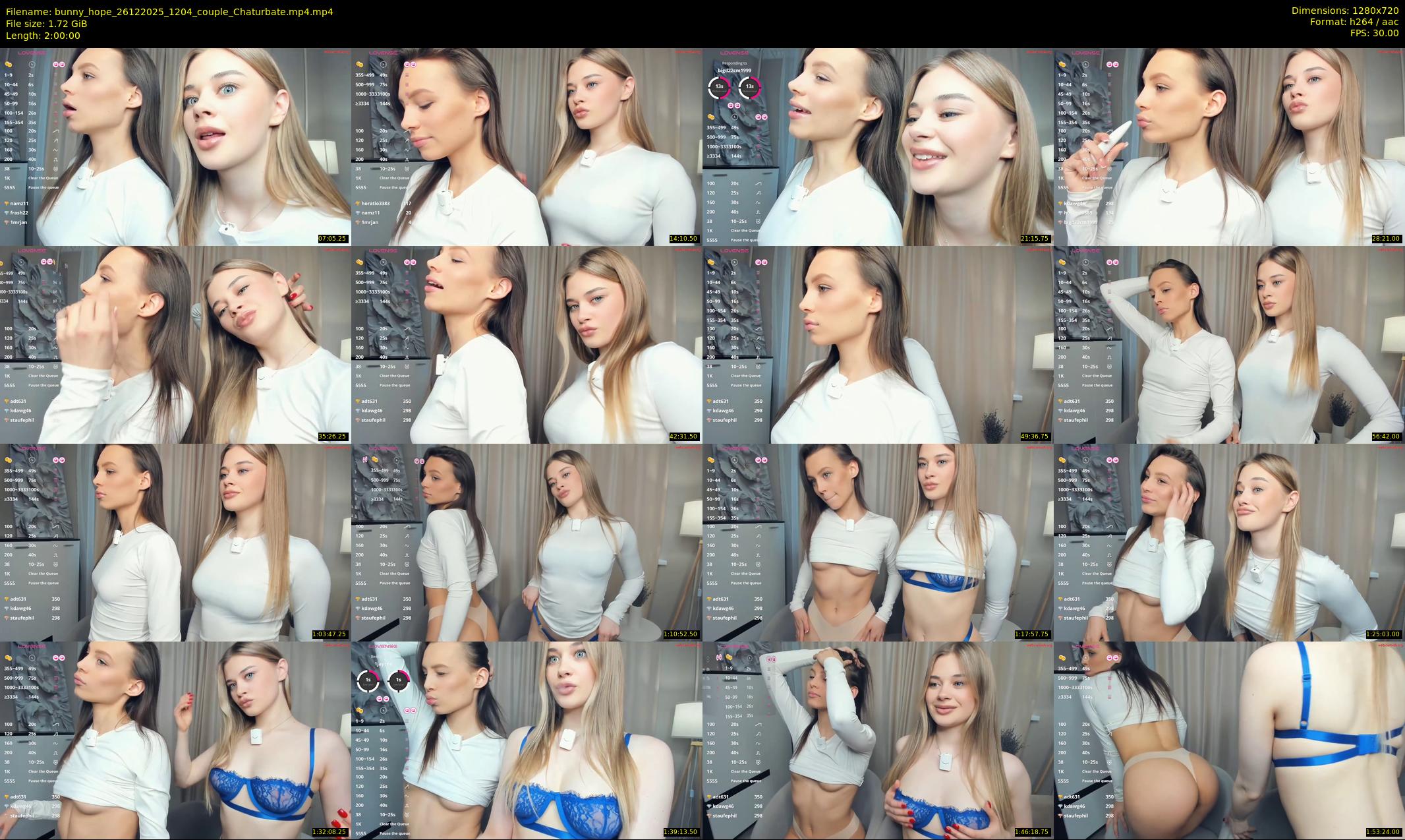 bunny_hope — 120 minute Chaturbate female cam show recording, 720p, Dec 26, 2025