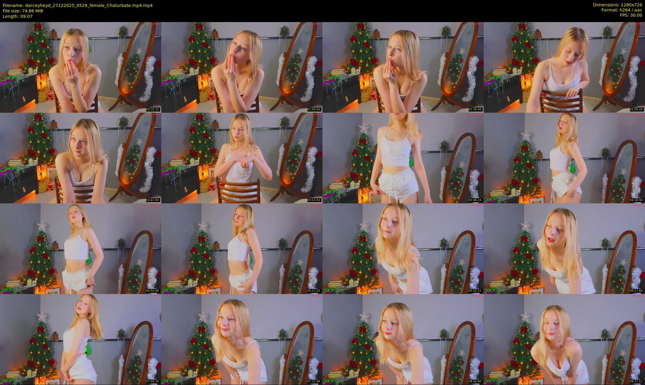darceyheyd — 10 minute Chaturbate female cam show recording, 720p, Dec 27, 2025