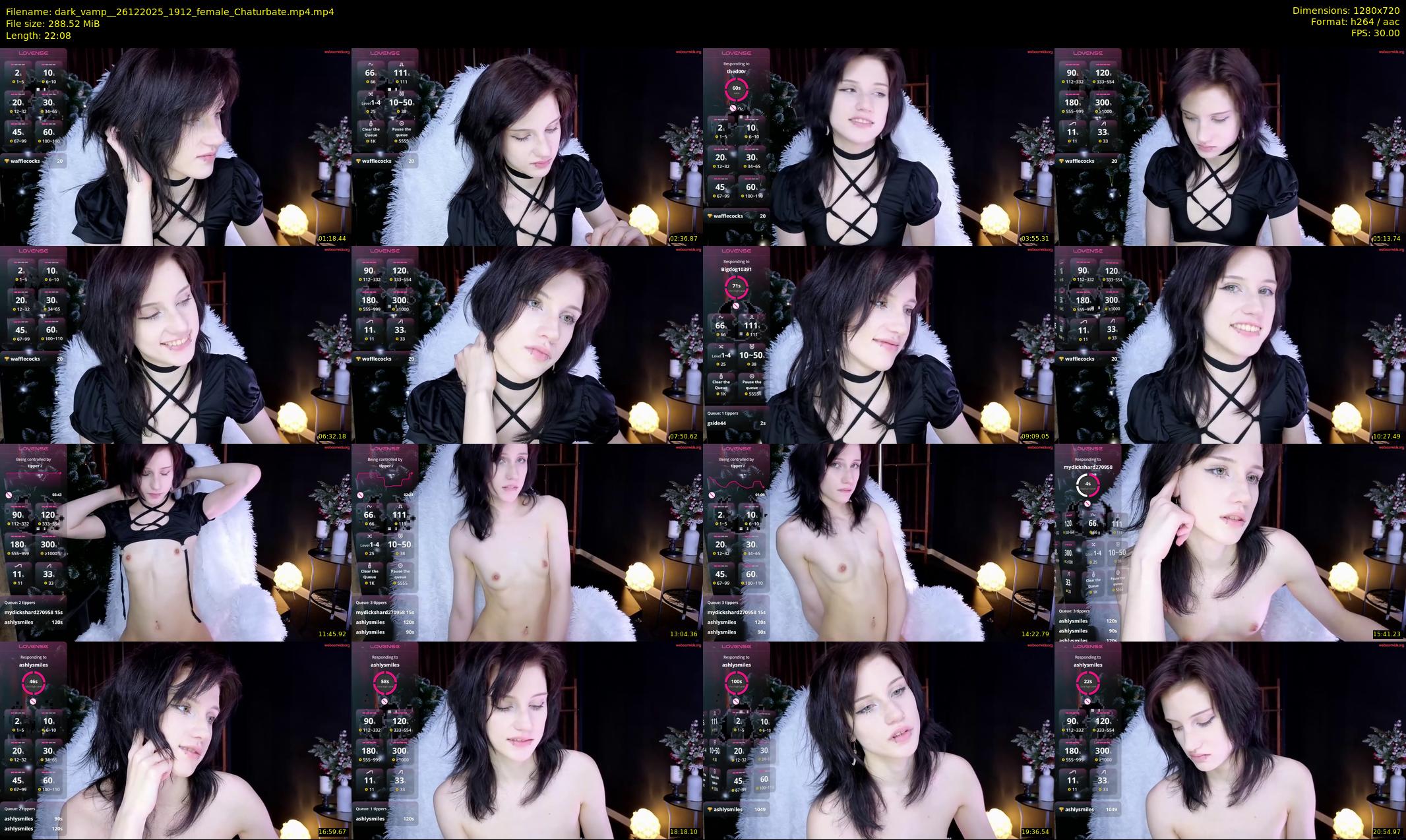 dark_vamp_ — 23 minute Chaturbate female cam show recording, 720p, Dec 26, 2025