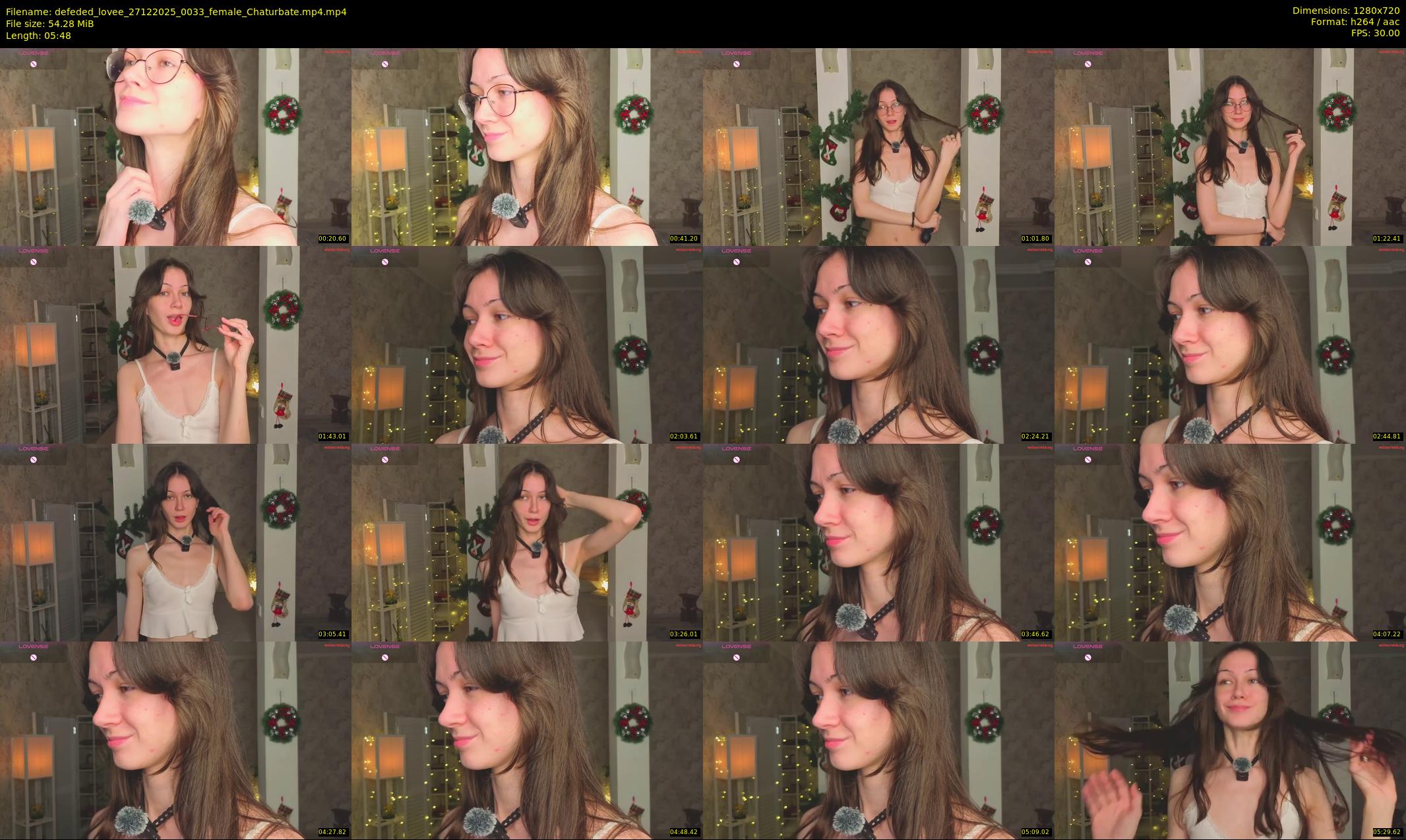 defeded_lovee — 6 minute Chaturbate female cam show recording, 720p, Dec 27, 2025