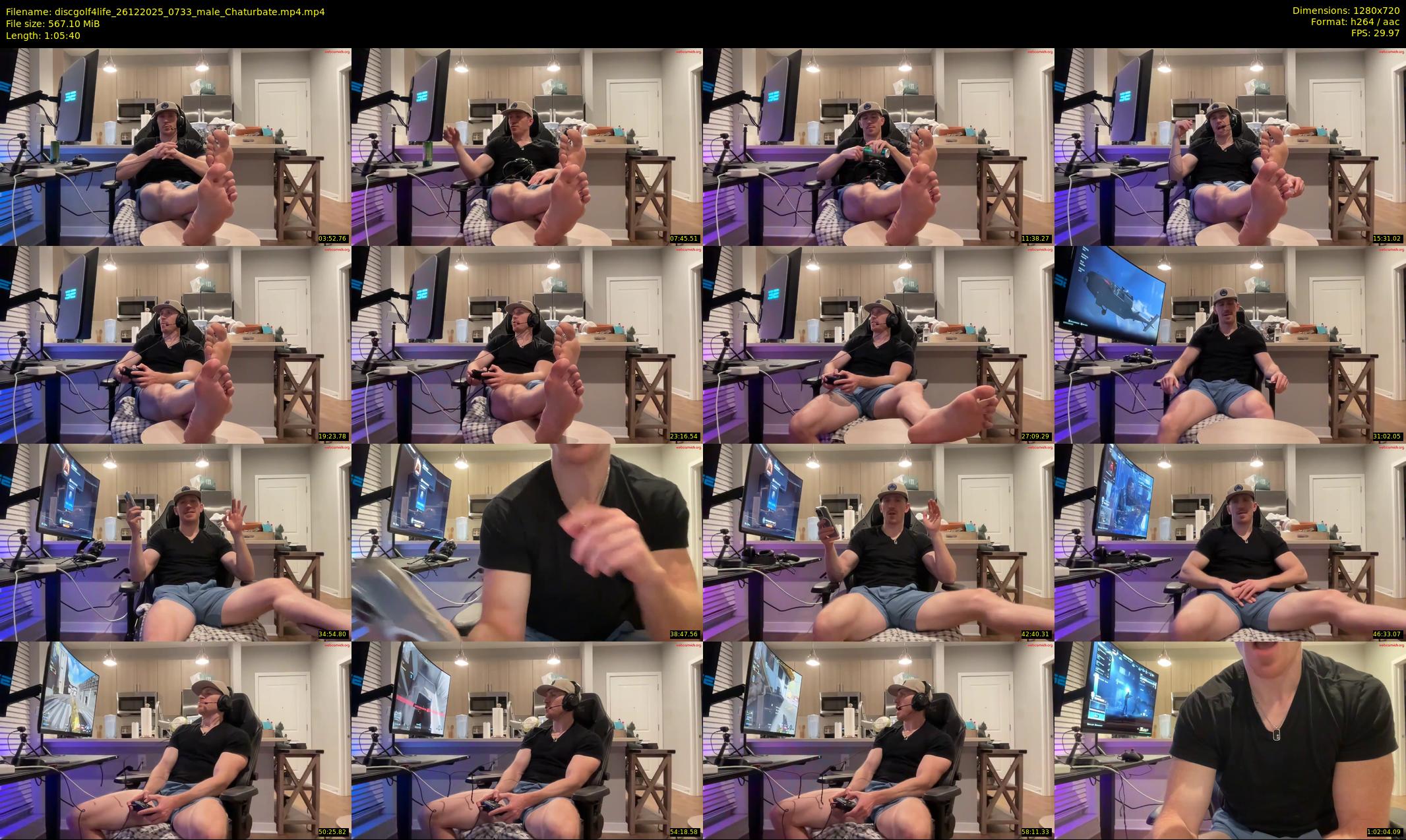 discgolf4life — 66 minute Chaturbate male cam show recording, 720p, Dec 26, 2025