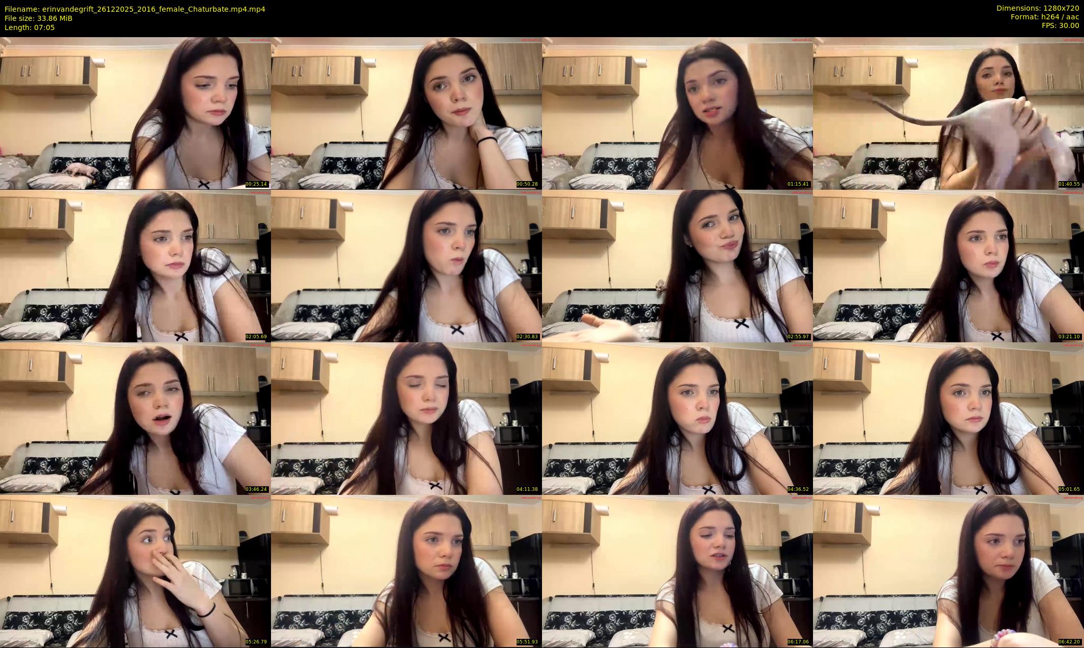erinvandegrift — 8 minute Chaturbate female cam show recording, 720p, Dec 26, 2025