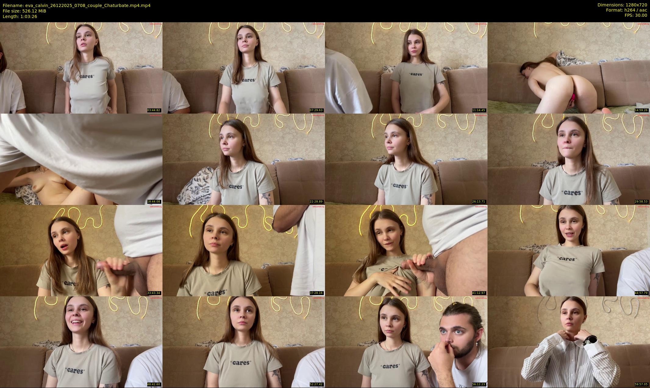 eva_calvin — 64 minute Chaturbate couple cam show recording, 720p, Dec 26, 2025