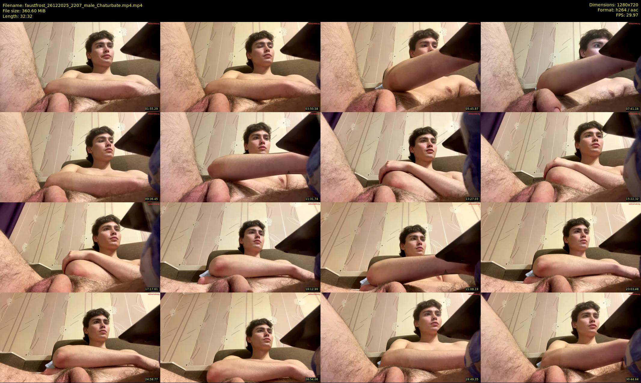 faustfrost — 33 minute Chaturbate male cam show recording, 720p, Dec 26, 2025