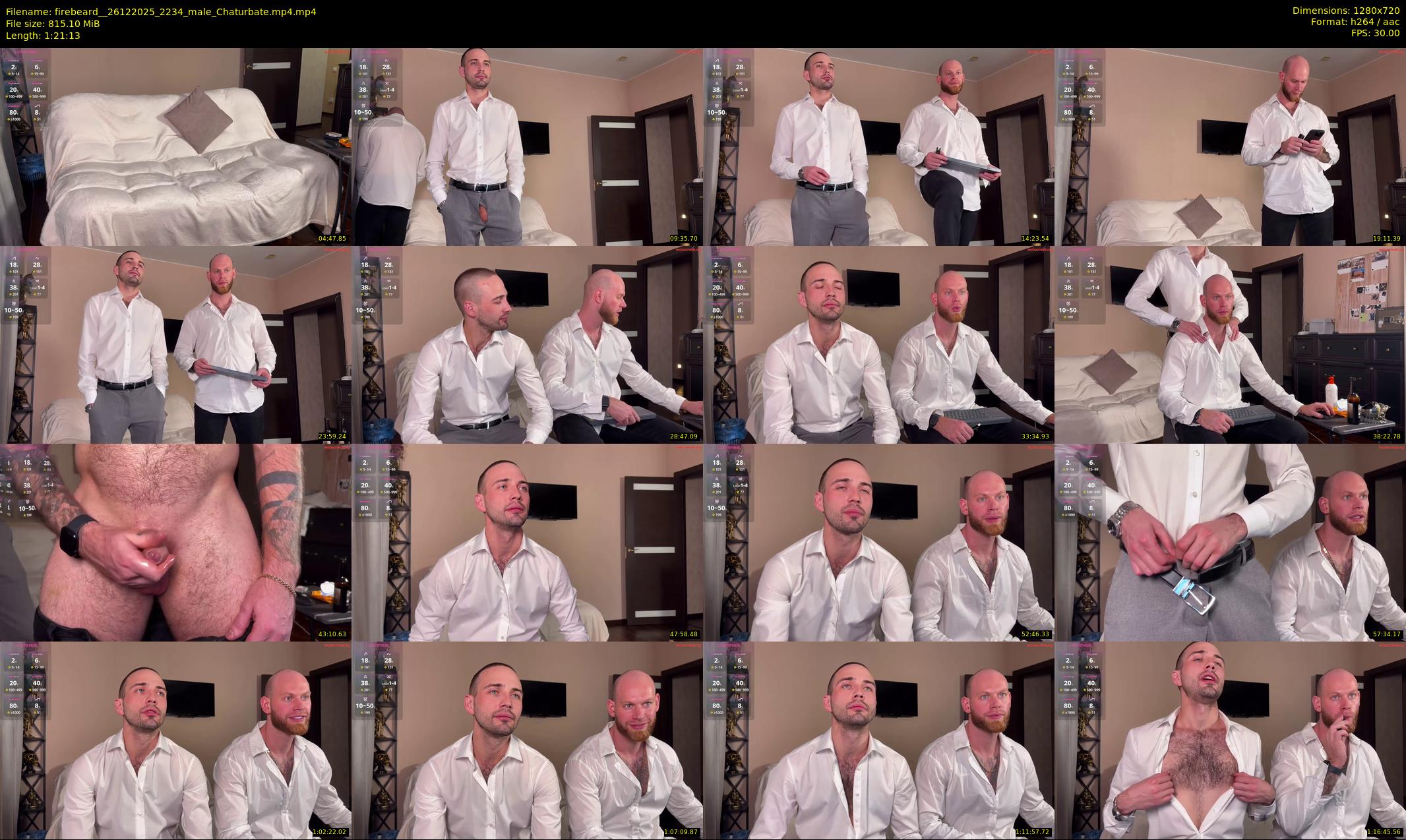 firebeard_ — 82 minute Chaturbate male cam show recording, 720p, Dec 26, 2025
