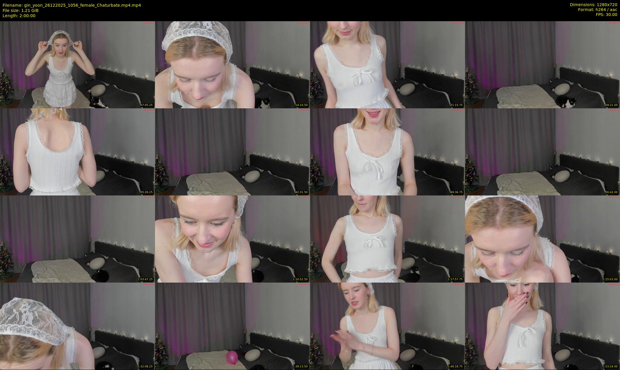 gin_yoon — 120 minute Chaturbate female cam show recording, 720p, Dec 26, 2025