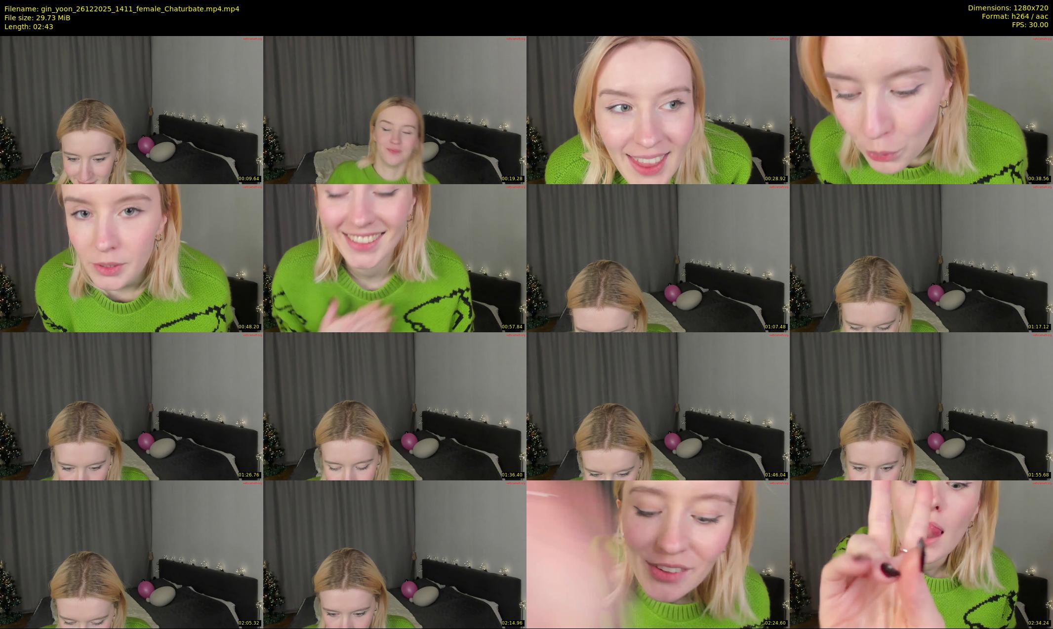 gin_yoon — 3 minute Chaturbate female cam show recording, 720p, Dec 26, 2025