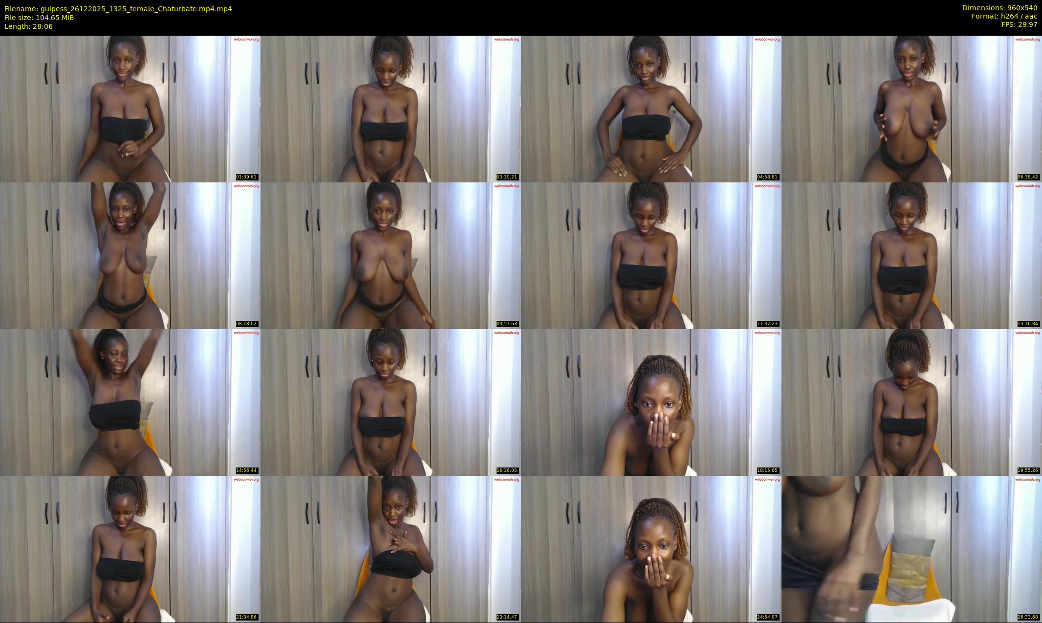 gulpess — 29 minute Chaturbate female cam show recording, 480p, Dec 26, 2025