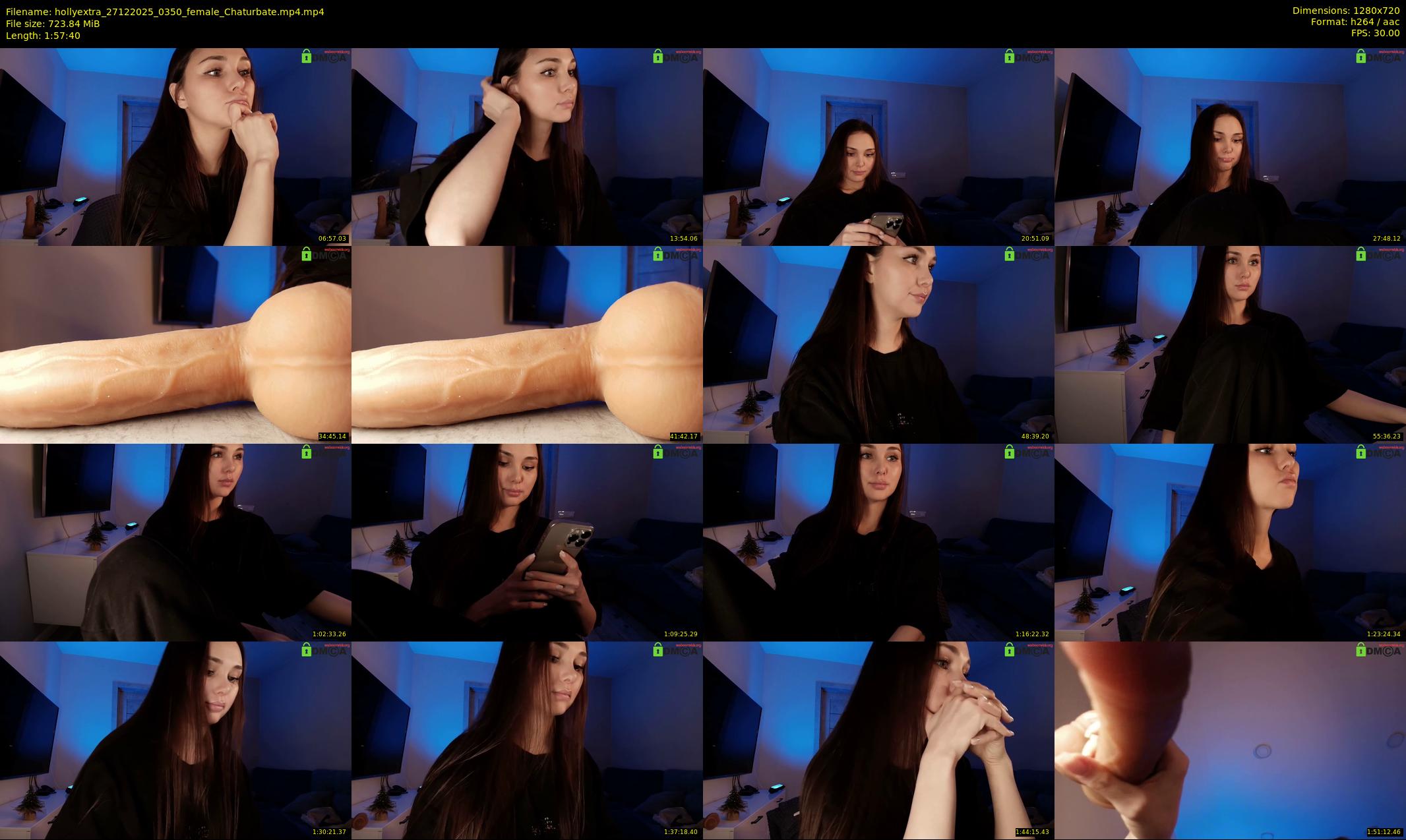 hollyextra — 118 minute Chaturbate female cam show recording, 720p, Dec 27, 2025