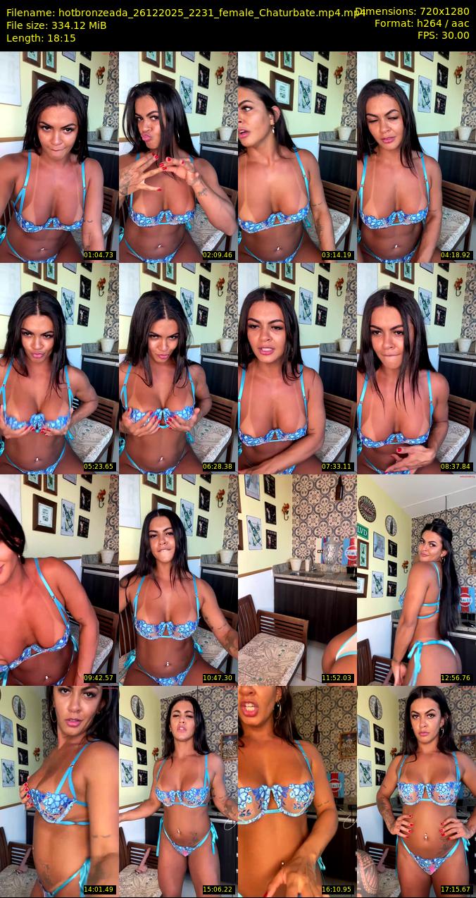 hotbronzeada — 19 minute Chaturbate female cam show recording, 1080p, Dec 26, 2025