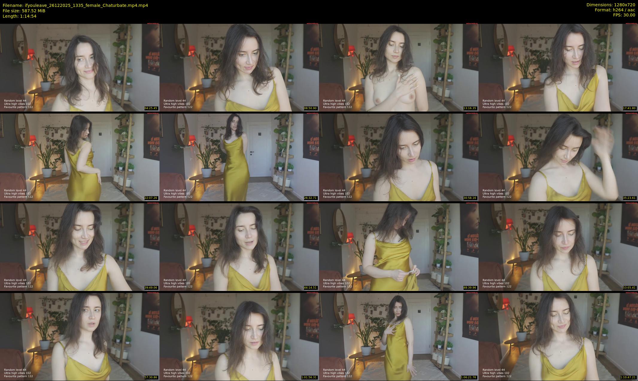 ifyouleave — 75 minute Chaturbate female cam show recording, 720p, Dec 26, 2025