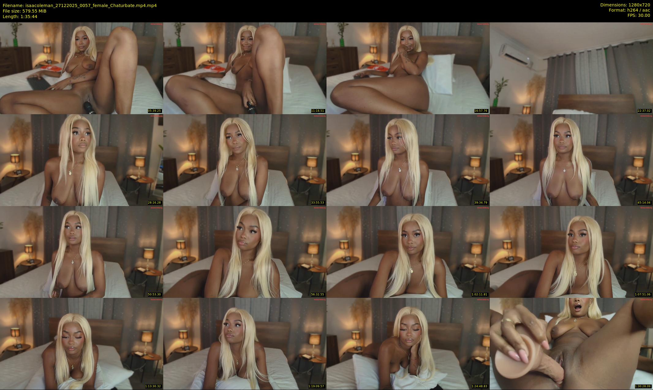 isaacoleman — 96 minute Chaturbate female cam show recording, 720p, Dec 27, 2025