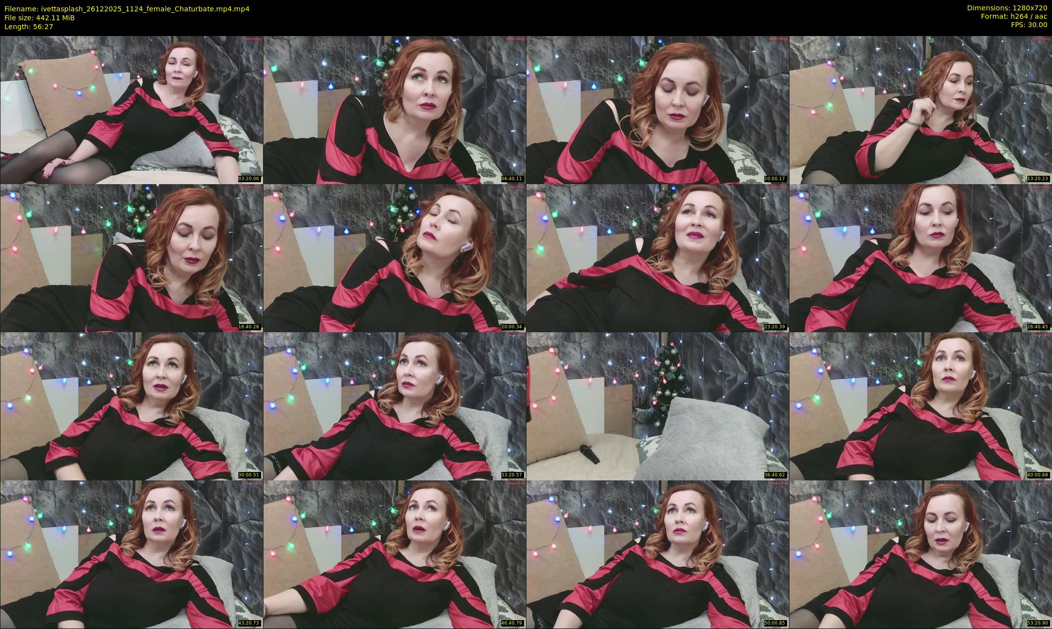 ivettasplash — 57 minute Chaturbate female cam show recording, 720p, Dec 26, 2025