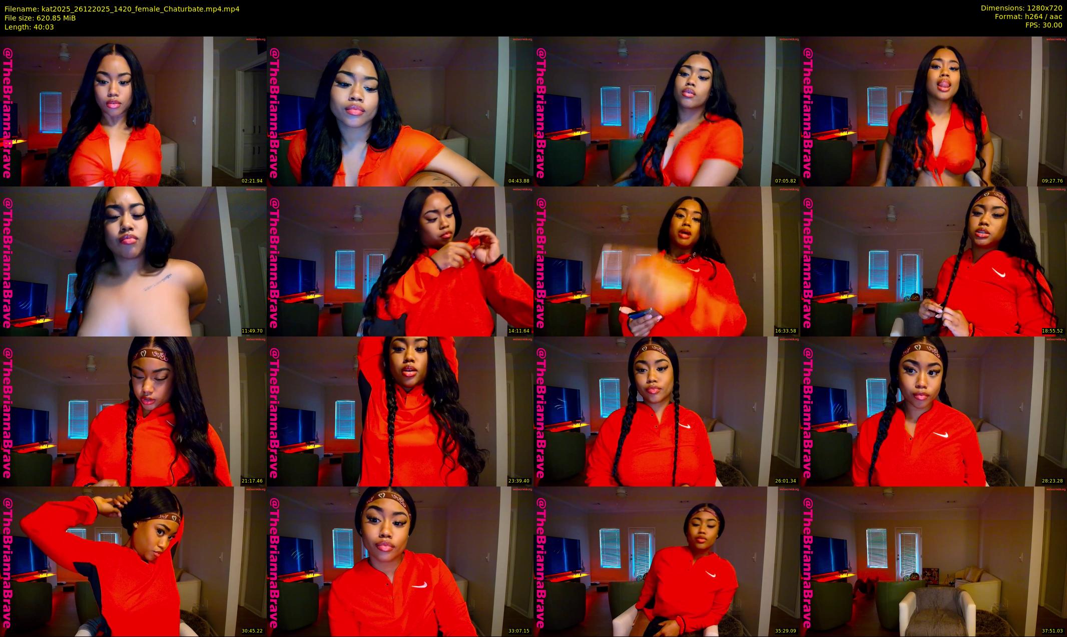 kat2025 — 41 minute Chaturbate female cam show recording, 720p, Dec 26, 2025