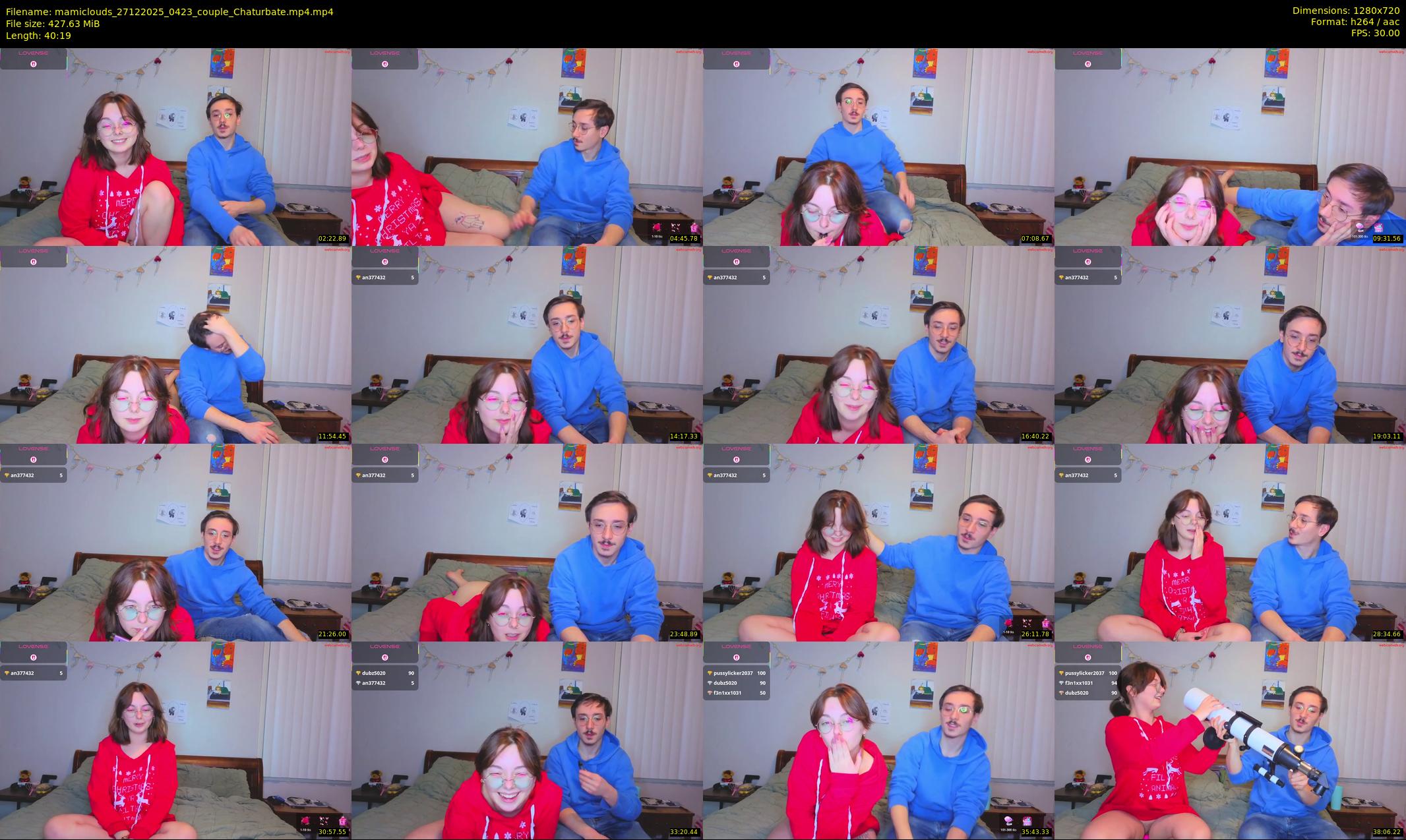 mamiclouds — 41 minute Chaturbate female cam show recording, 720p, Dec 27, 2025