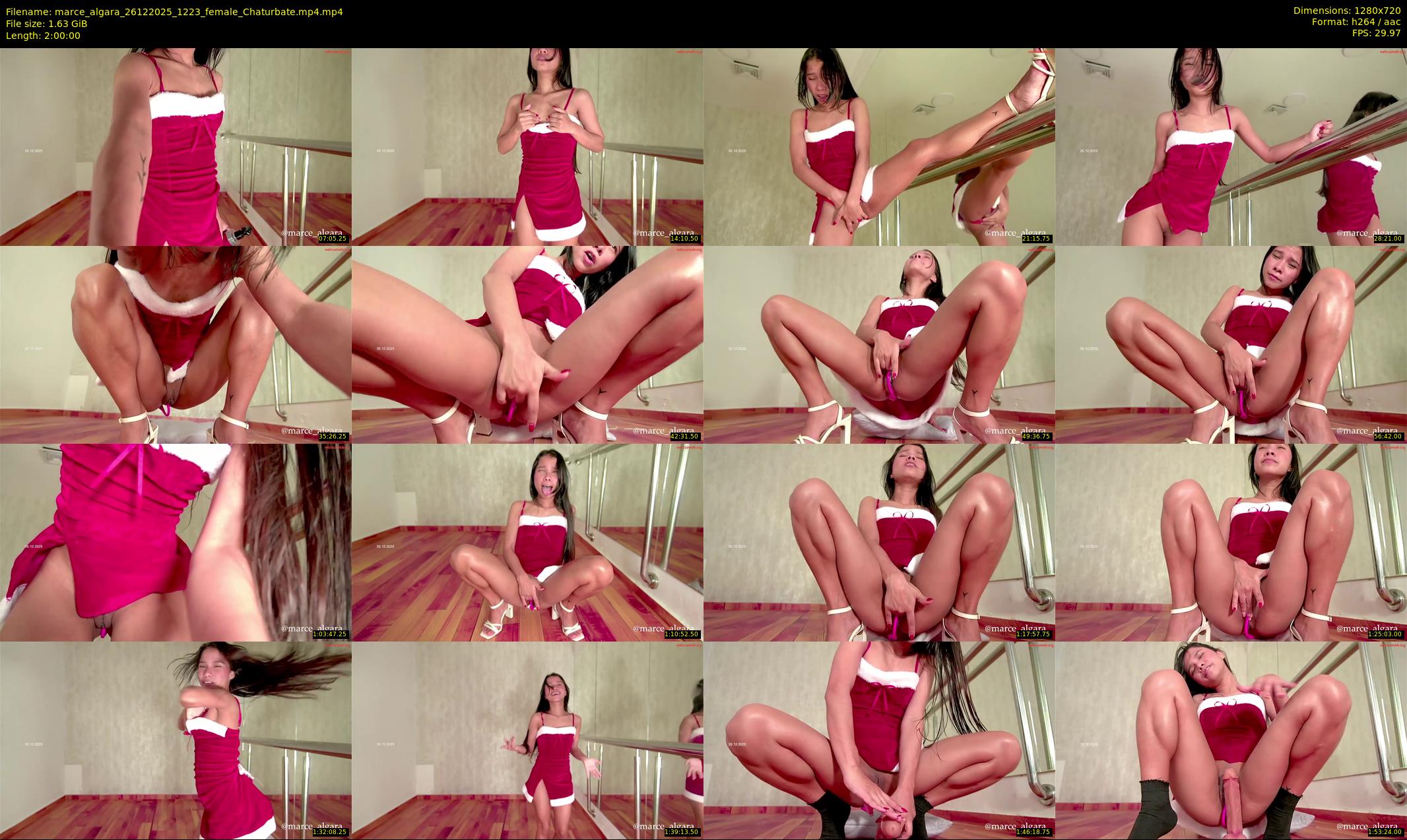 marce_algara — 120 minute Chaturbate female cam show recording, 720p, Dec 26, 2025