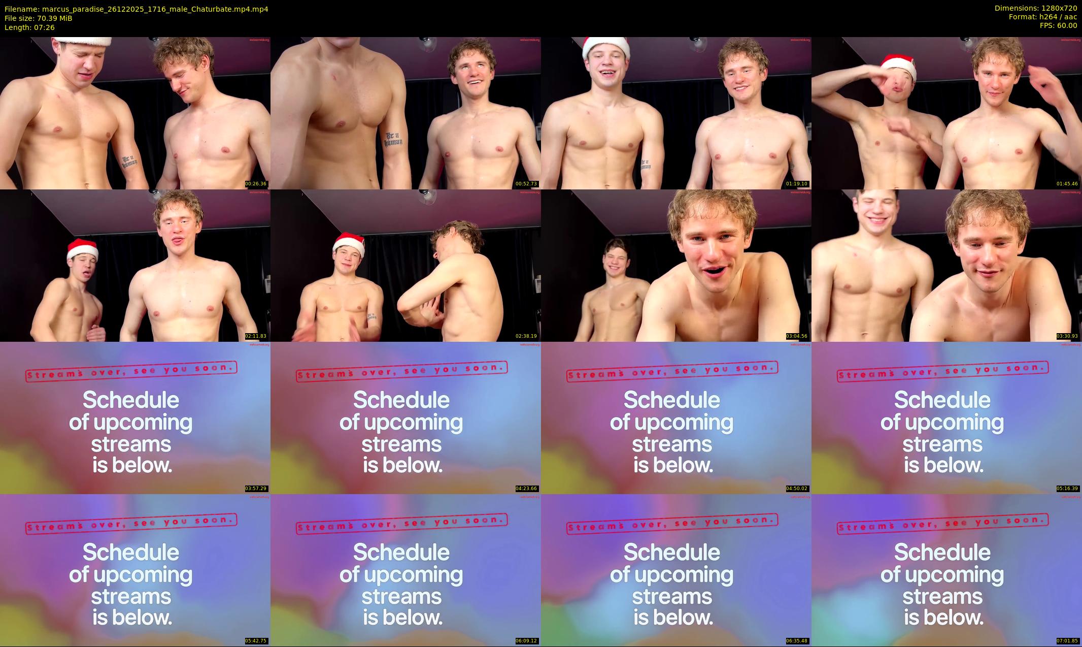 marcus_paradise — 8 minute Chaturbate male cam show recording, 720p, Dec 26, 2025
