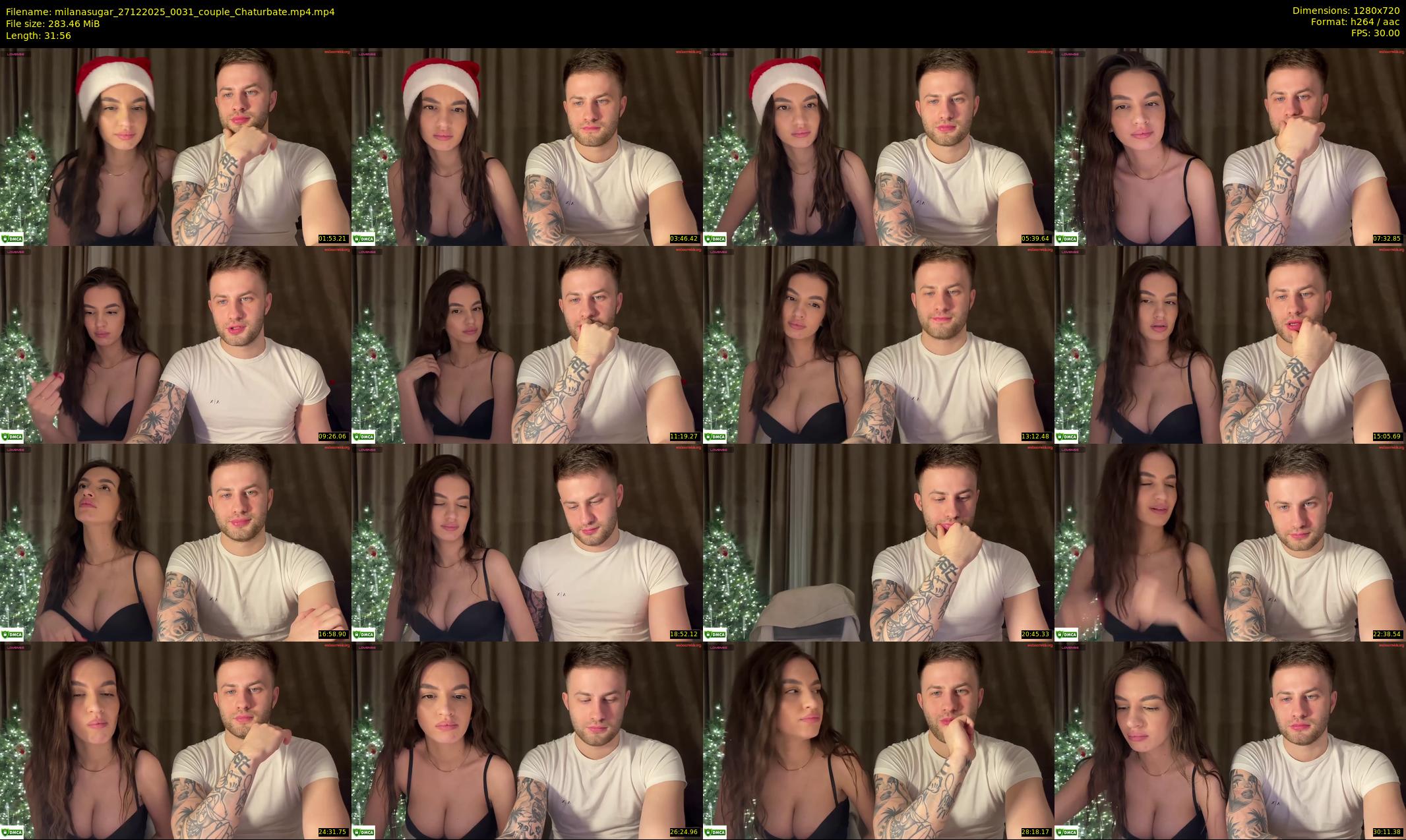 milanasugar — 32 minute Chaturbate couple cam show recording, 720p, Dec 27, 2025