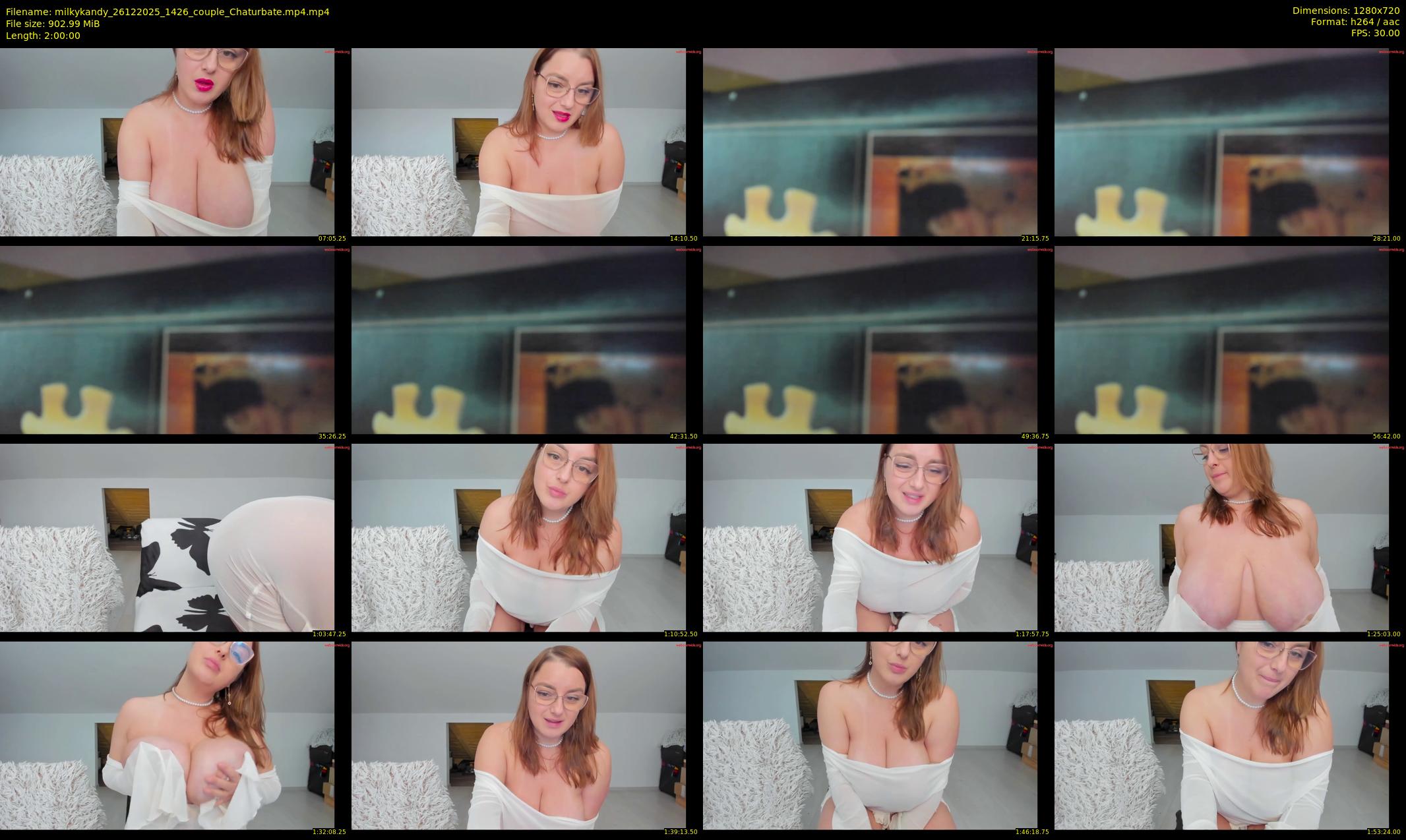 milkykandy — 120 minute Chaturbate female cam show recording, 720p, Dec 26, 2025