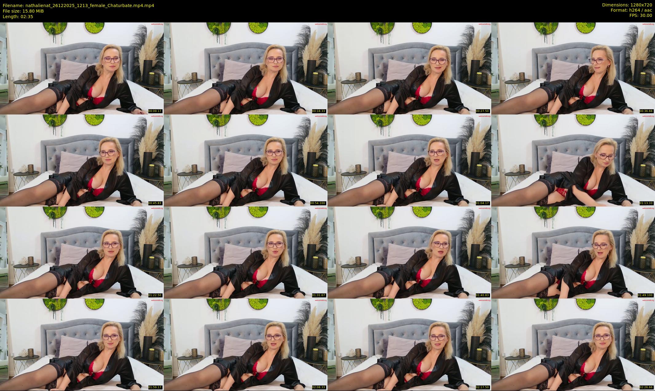nathalienat — 3 minute Chaturbate female cam show recording, 720p, Dec 26, 2025