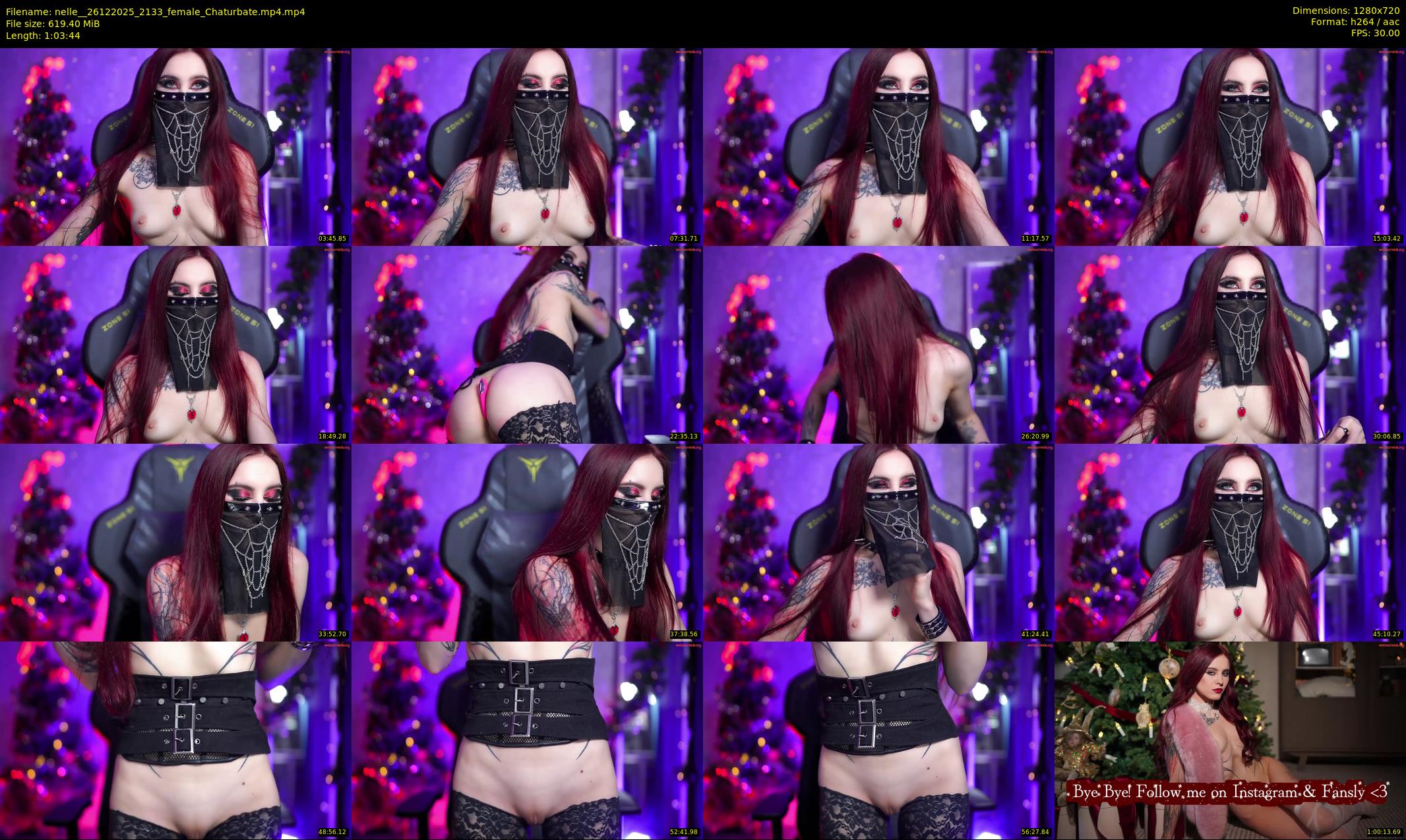 nelle_ — 64 minute Chaturbate female cam show recording, 720p, Dec 26, 2025