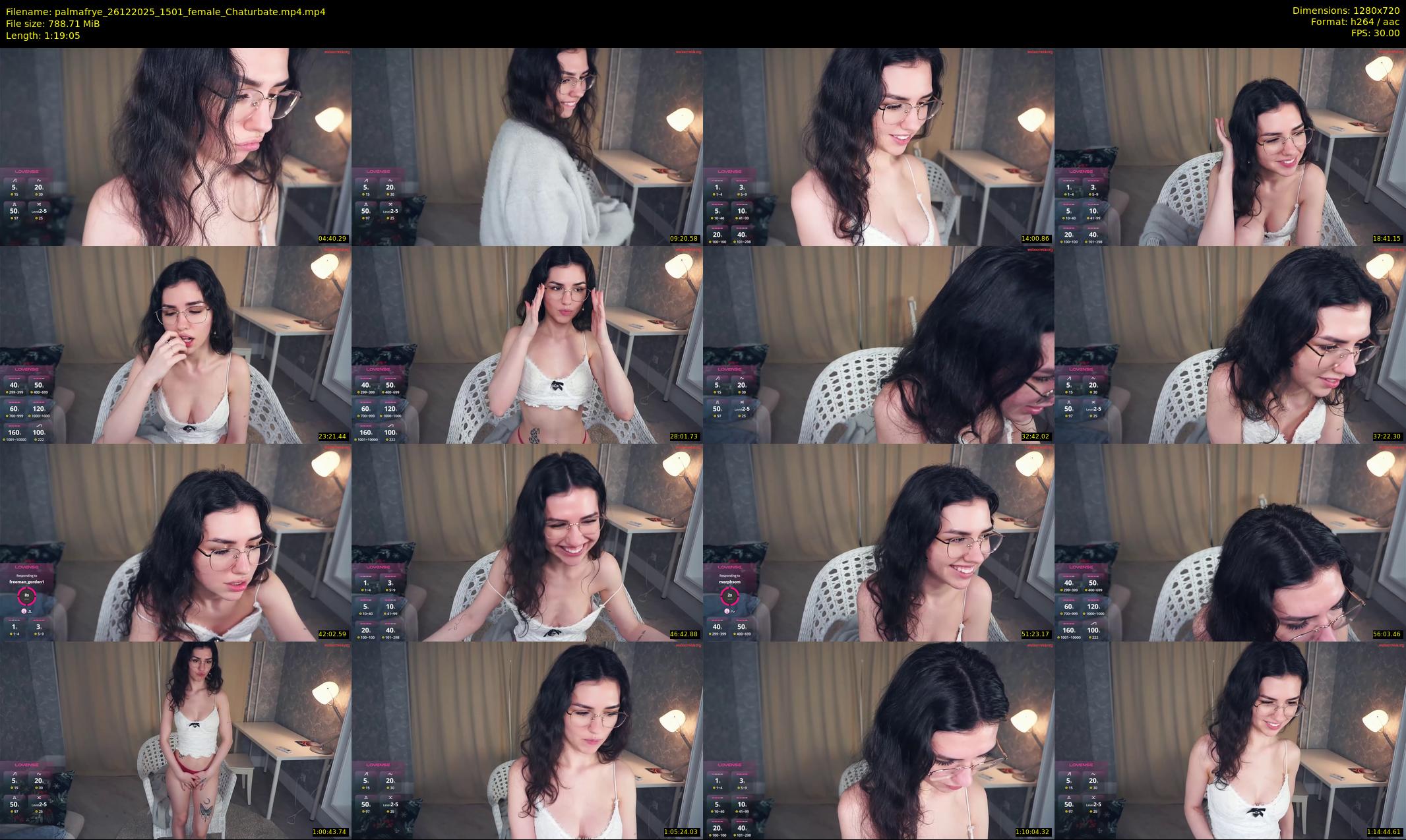 palmafrye — 80 minute Chaturbate female cam show recording, 720p, Dec 26, 2025