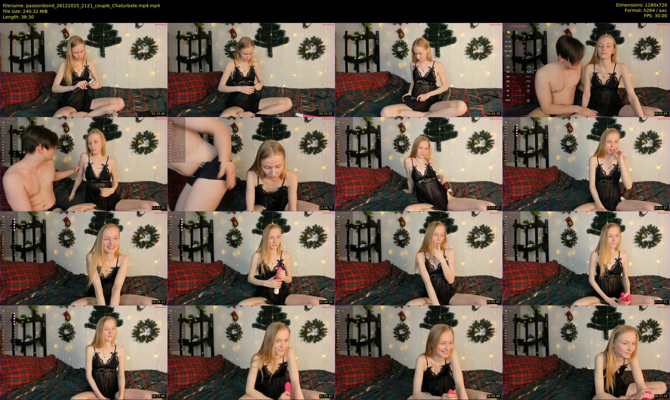 passionbond — 39 minute Chaturbate couple cam show recording, 720p, Dec 26, 2025