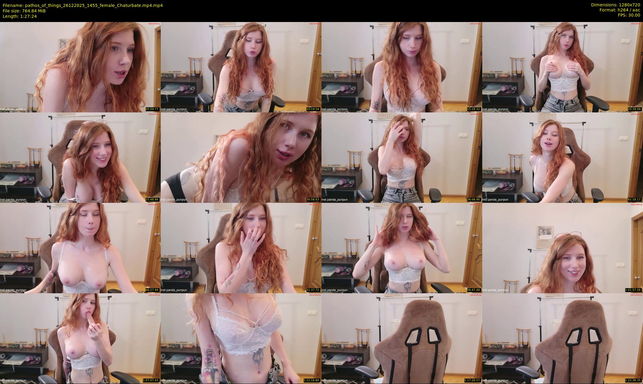 pathos_of_things — 88 minute Chaturbate female cam show recording, 720p, Dec 26, 2025