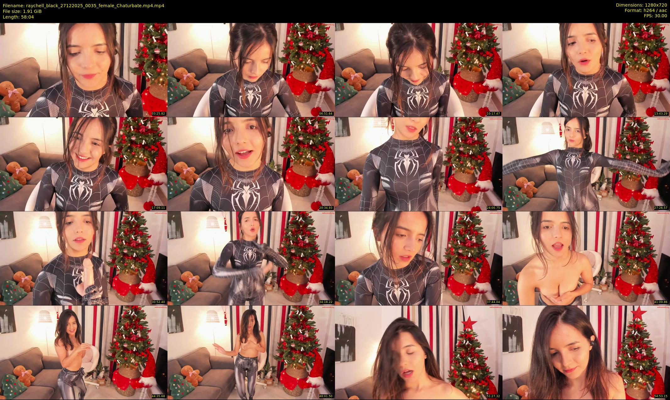 raychell_black — 59 minute Chaturbate female cam show recording, 720p, Dec 27, 2025