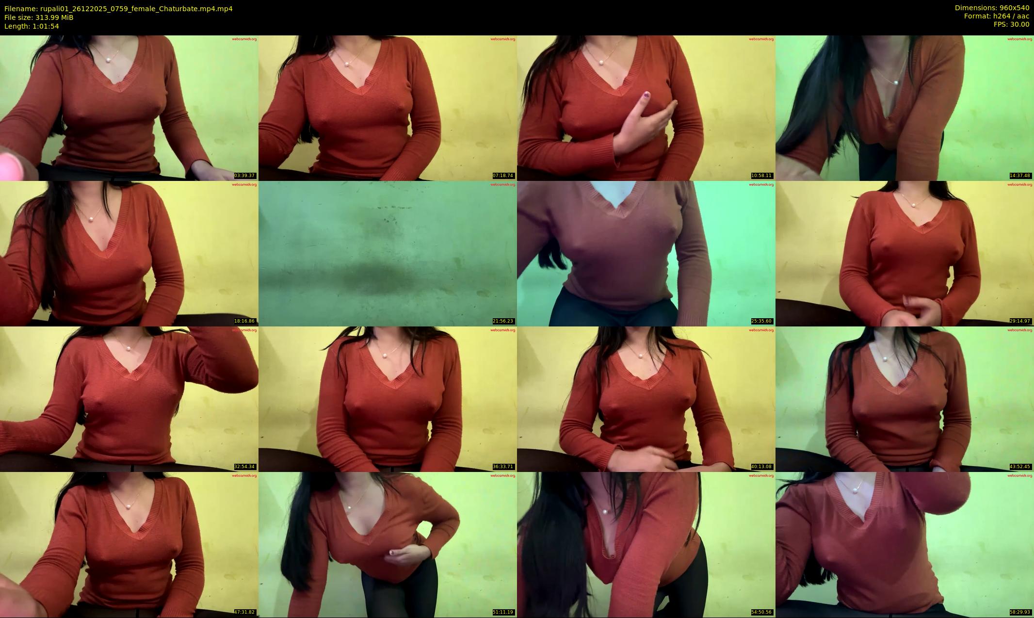 rupali01 — 62 minute Chaturbate female cam show recording, 480p, Dec 26, 2025