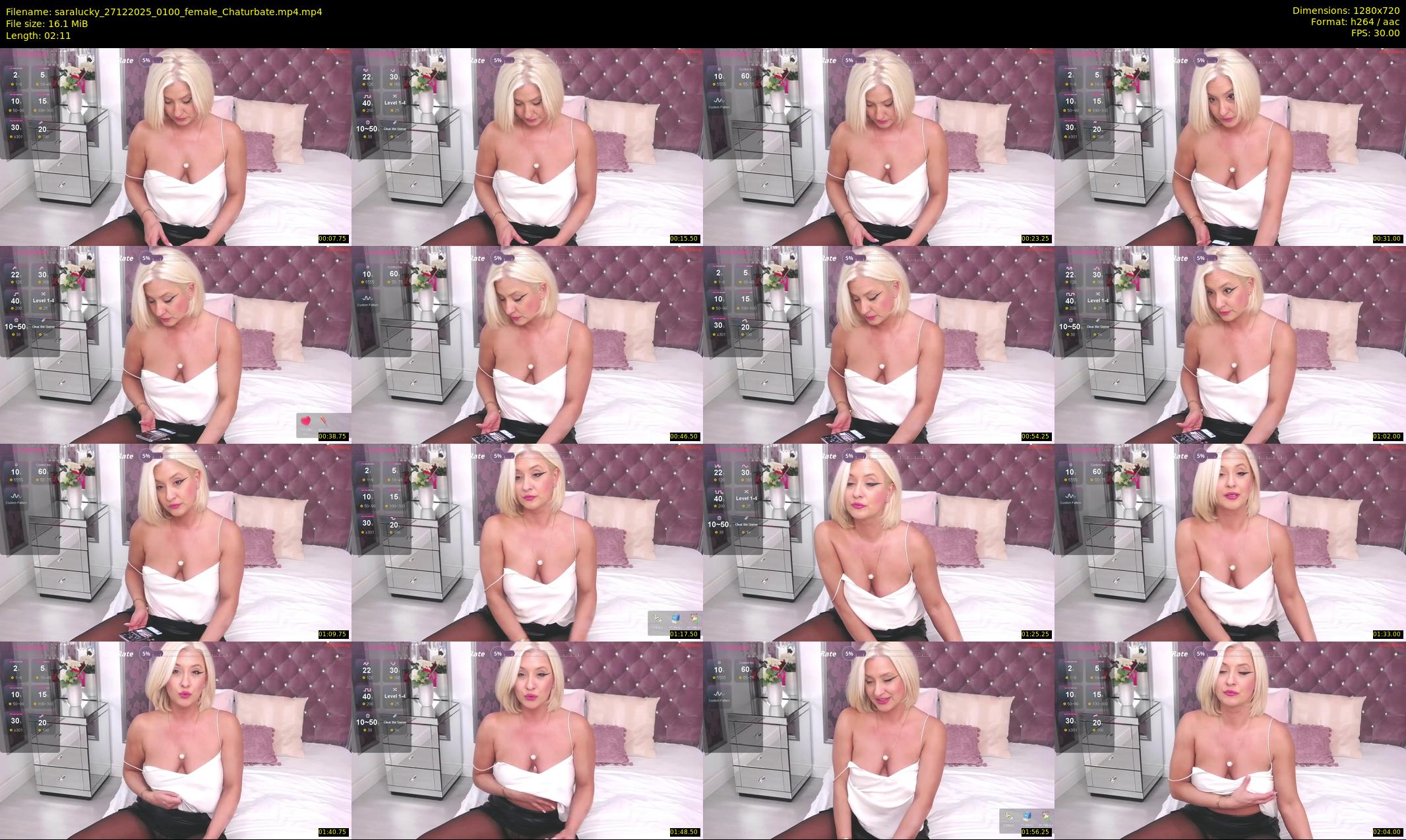 saralucky — 3 minute Chaturbate female cam show recording, 720p, Dec 27, 2025