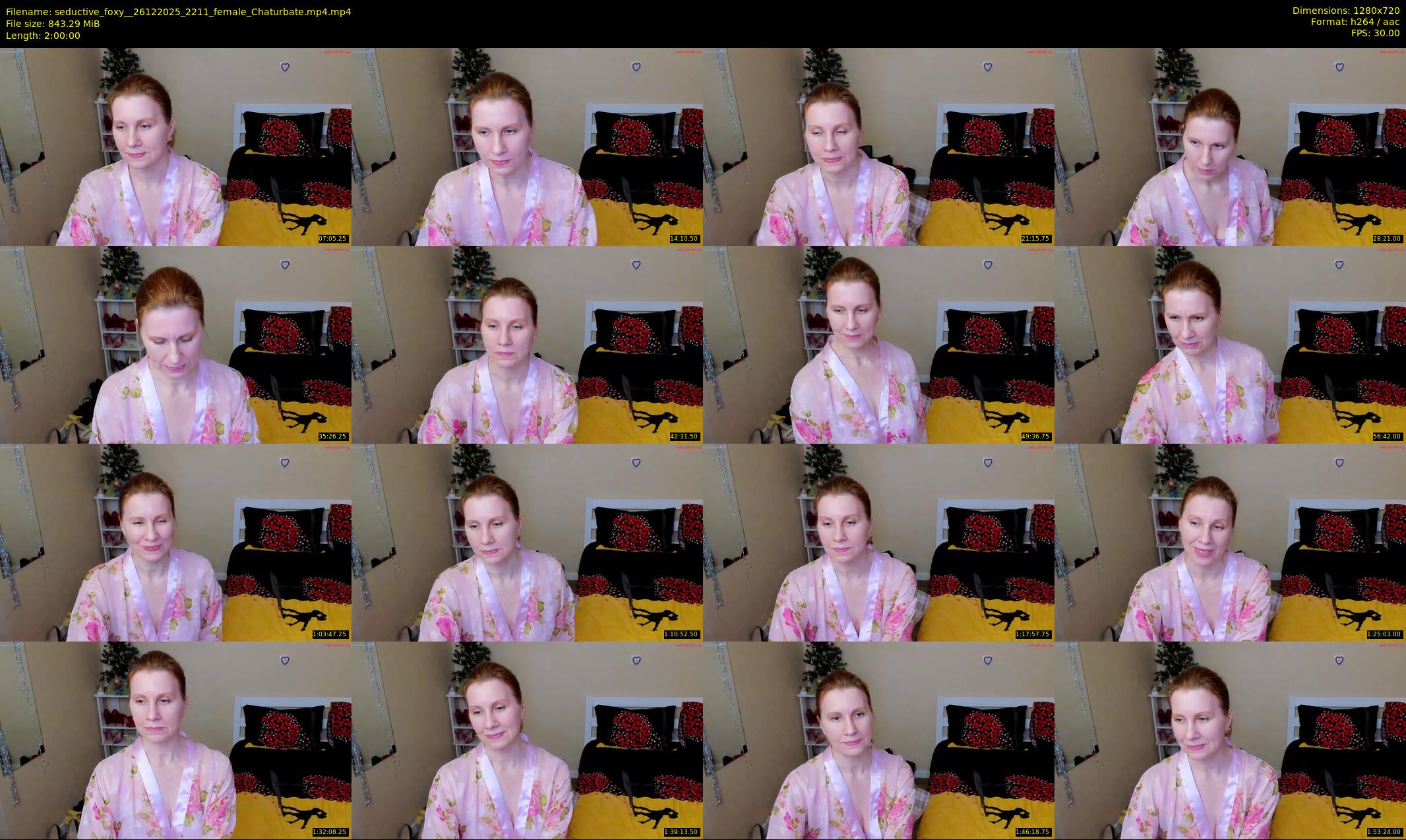 seductive_foxy_ — 120 minute Chaturbate female cam show recording, 720p, Dec 26, 2025