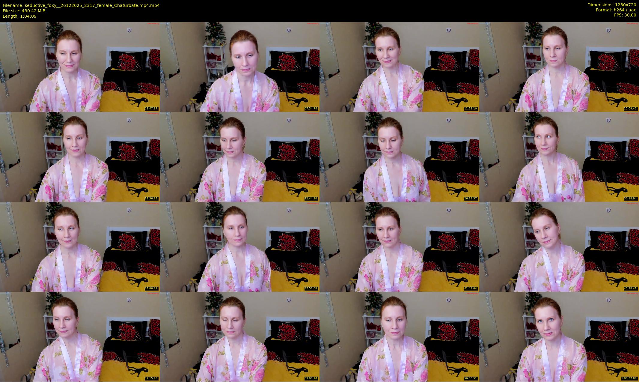 seductive_foxy_ — 65 minute Chaturbate female cam show recording, 720p, Dec 26, 2025