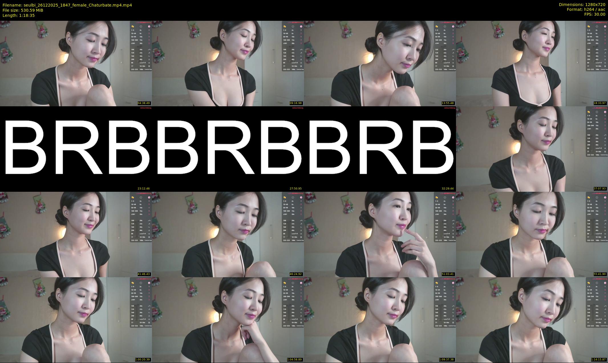 seulbi — 79 minute Chaturbate female cam show recording, 720p, Dec 26, 2025