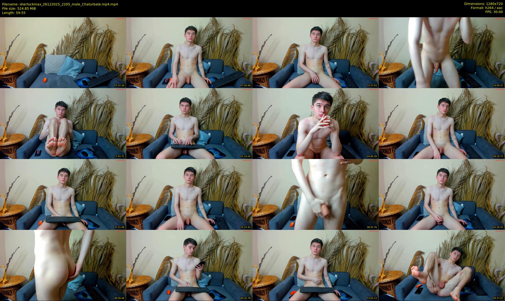 sherlockmax — 60 minute Chaturbate male cam show recording, 720p, Dec 26, 2025