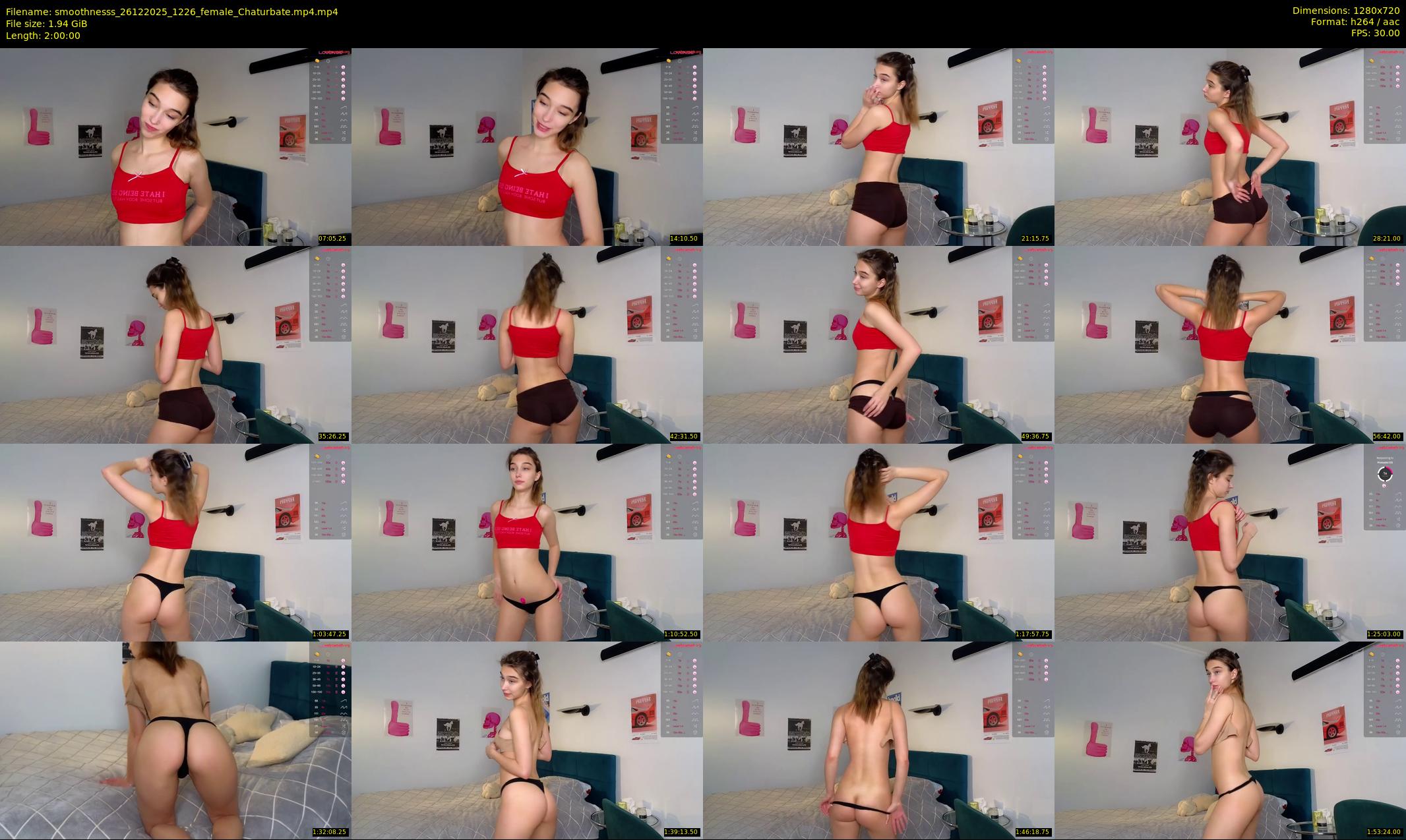 smoothnesss — 120 minute Chaturbate female cam show recording, 720p, Dec 26, 2025